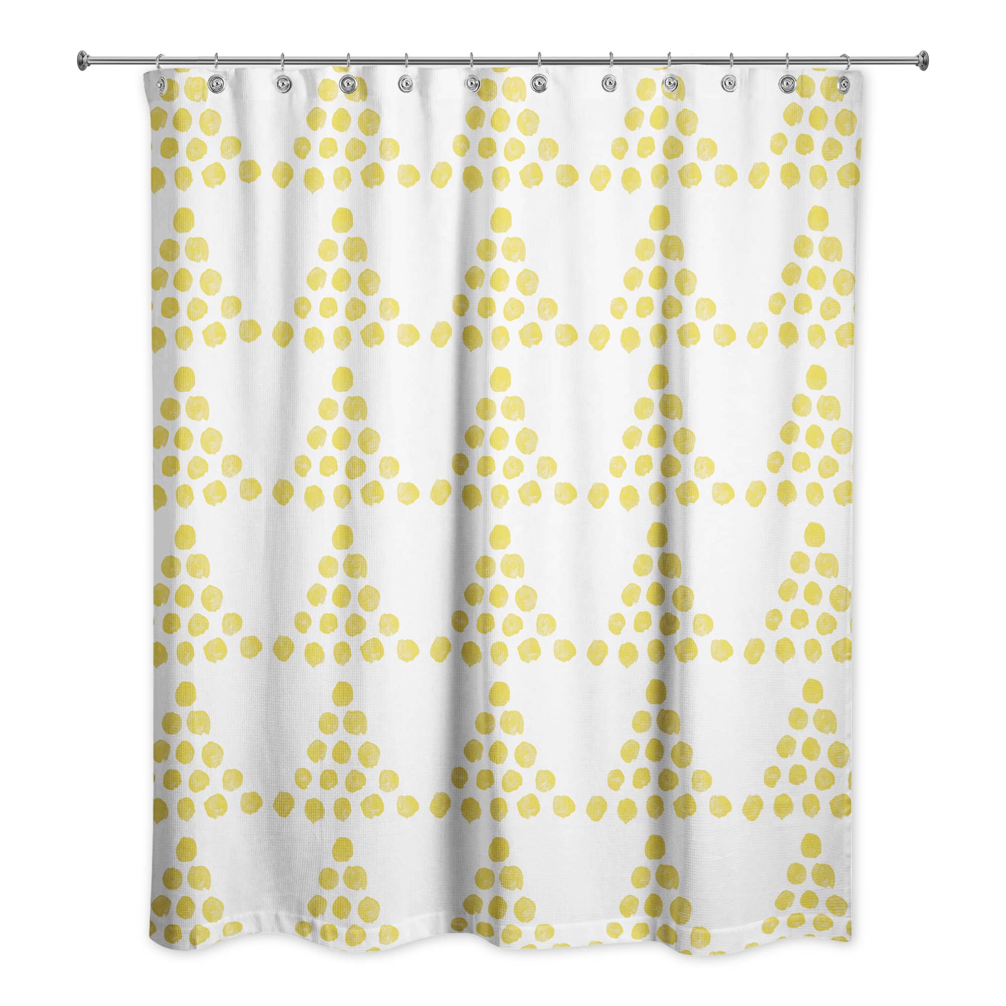 Stacked Triangle Dots Shower Curtain