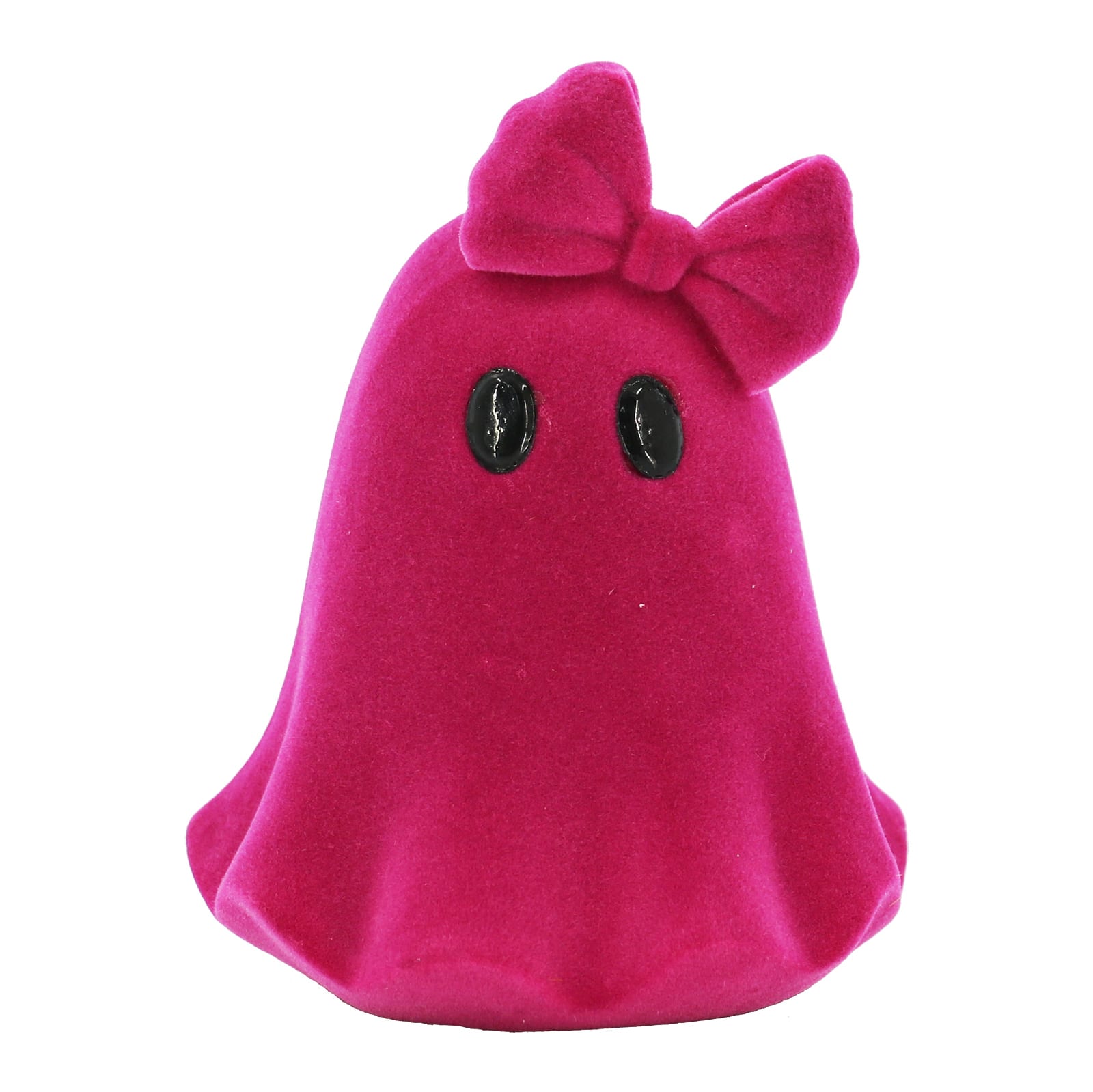 4.75" Flocked Ghost with Bow Tabletop Accent by Ashland®
