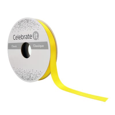 Ruban en satin de 0,95 cm x 16,7 m Classique de Celebrate It image