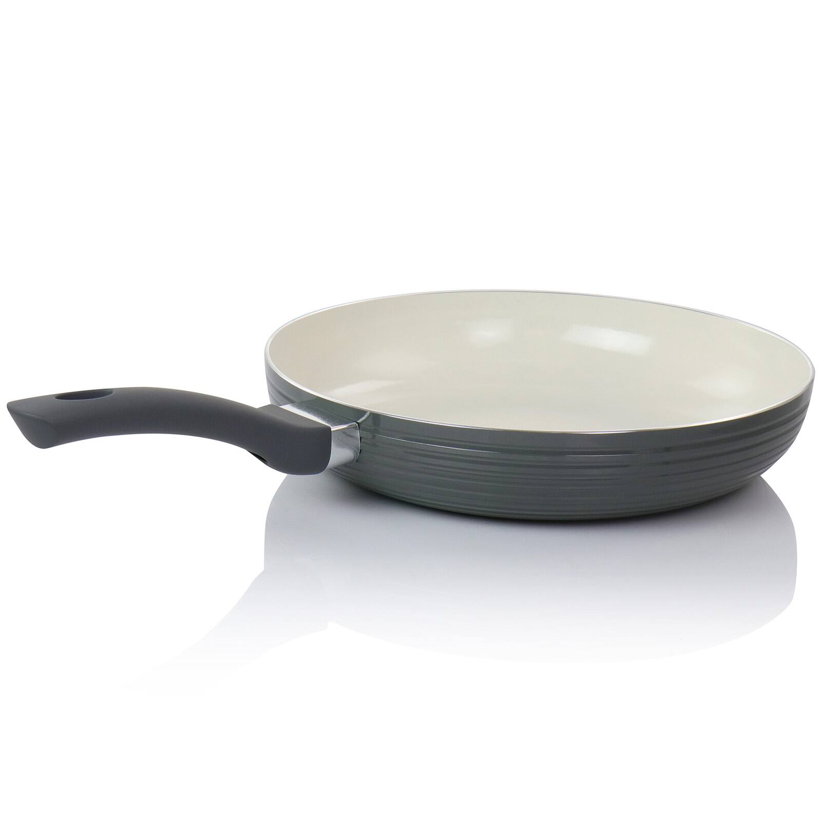 Oster Ridge Valley 12" Gray Aluminum Nonstick Frying Pan