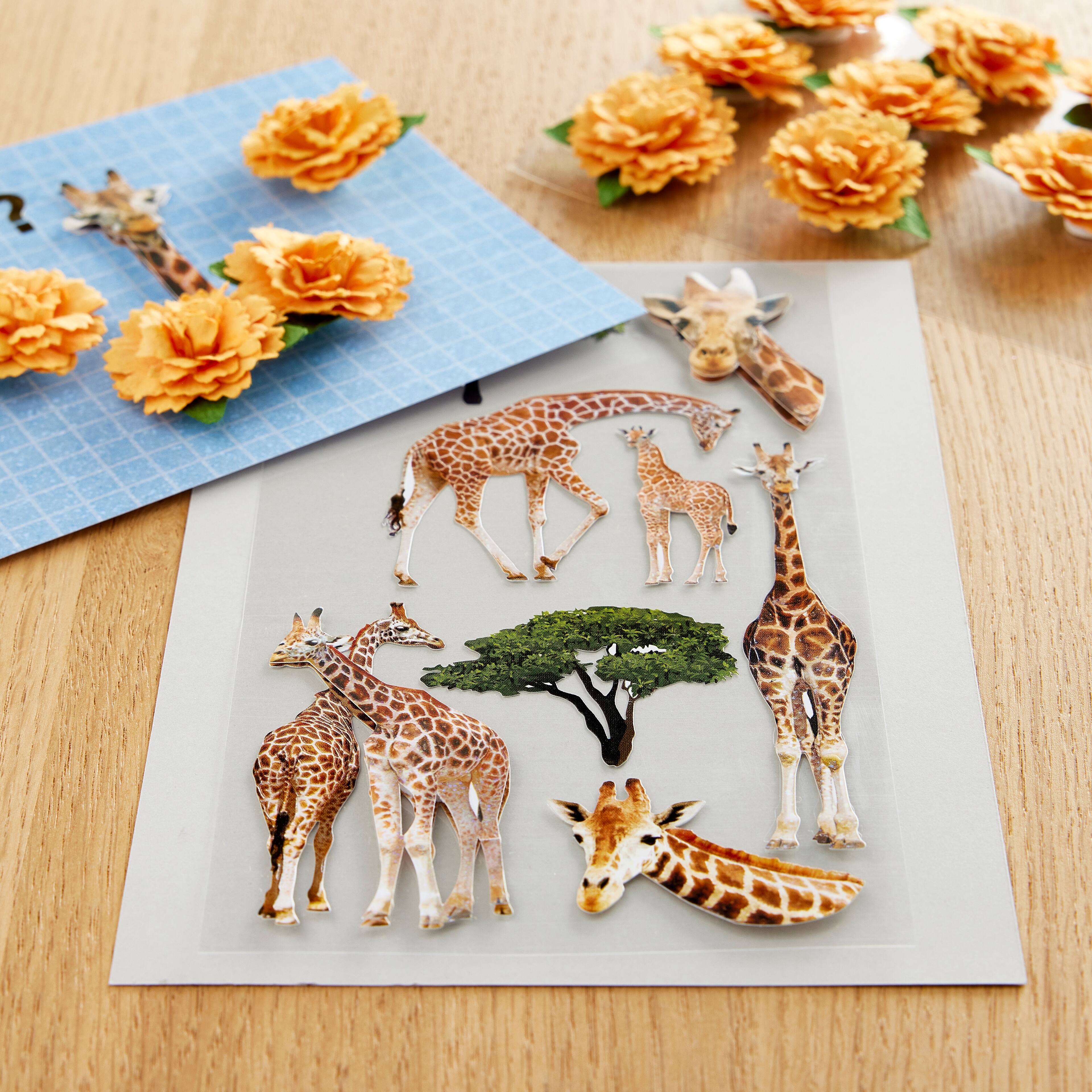 12 Pack: Giraffe Stickers by Recollections™