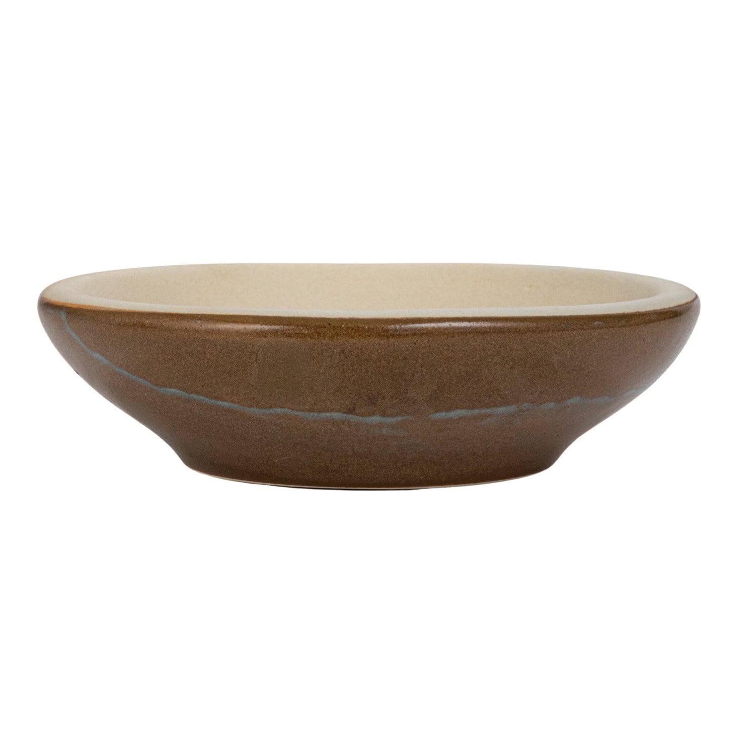 Hello Honey&#xAE; Brown &#x26; Cream Reactive Glaze Stoneware Mortar &#x26; Pestle