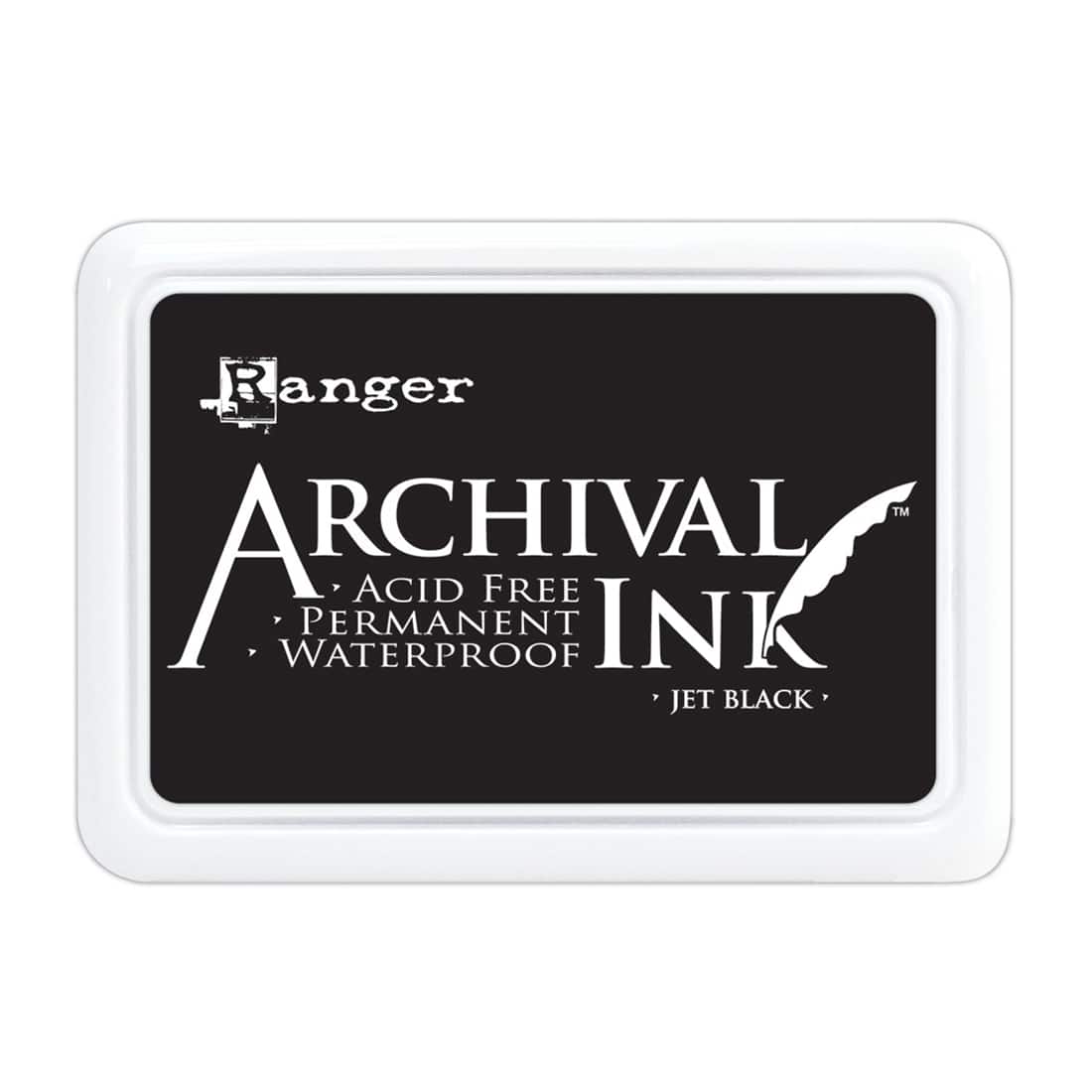 Stamp Ink Pad, 2 Inch X 3 Inch, Ranger Archival Ink Pad