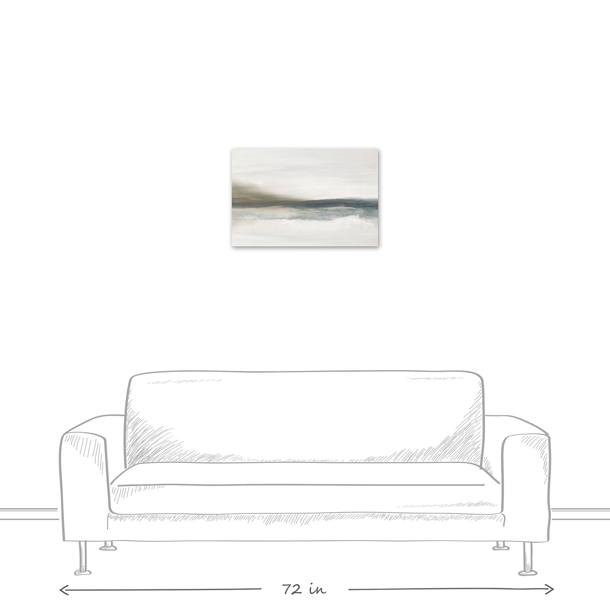 Moody Abstract 24&#x22; x 16&#x22; Canvas Wall Art