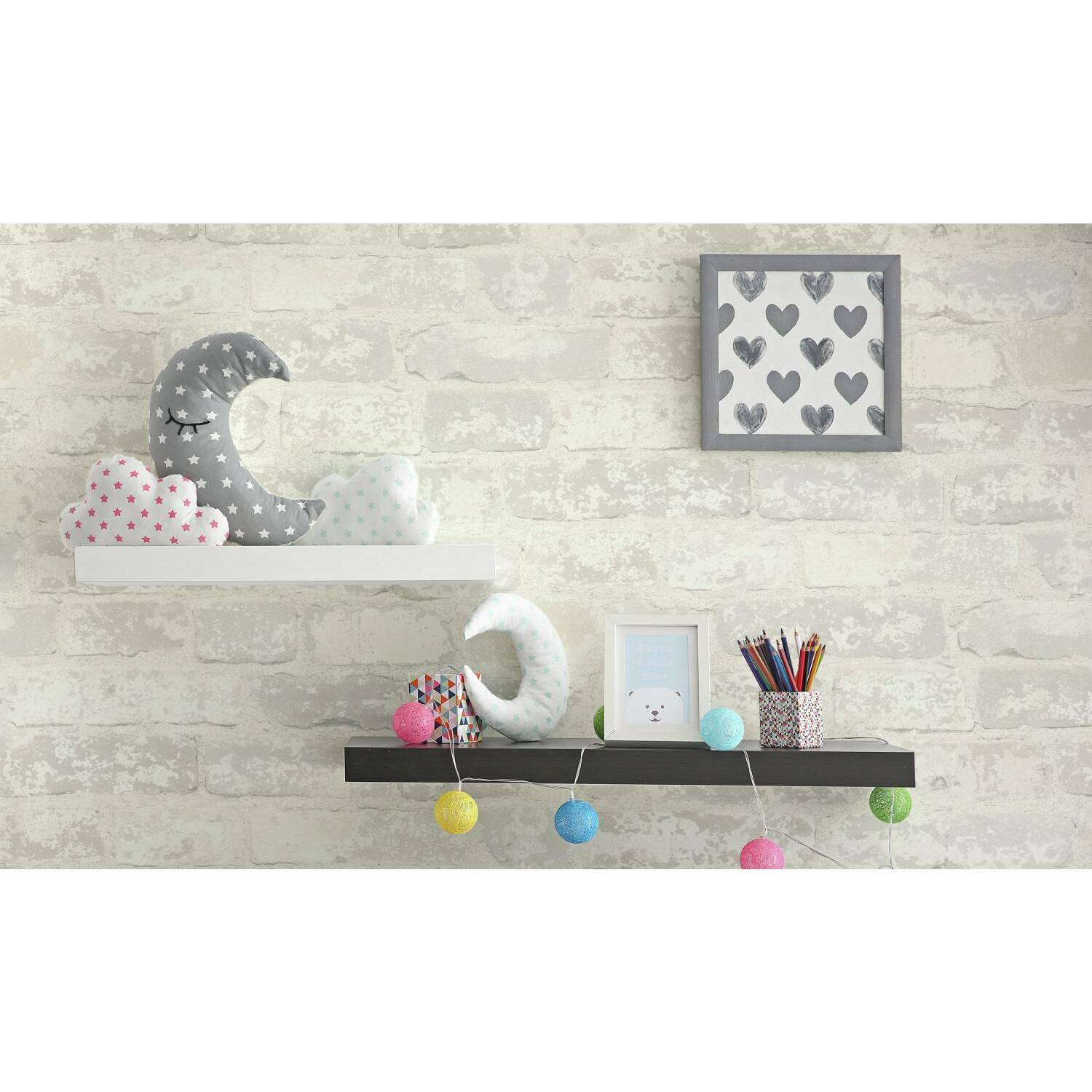 RoomMates Stuccoed Brick Peel & Stick Wallpaper
