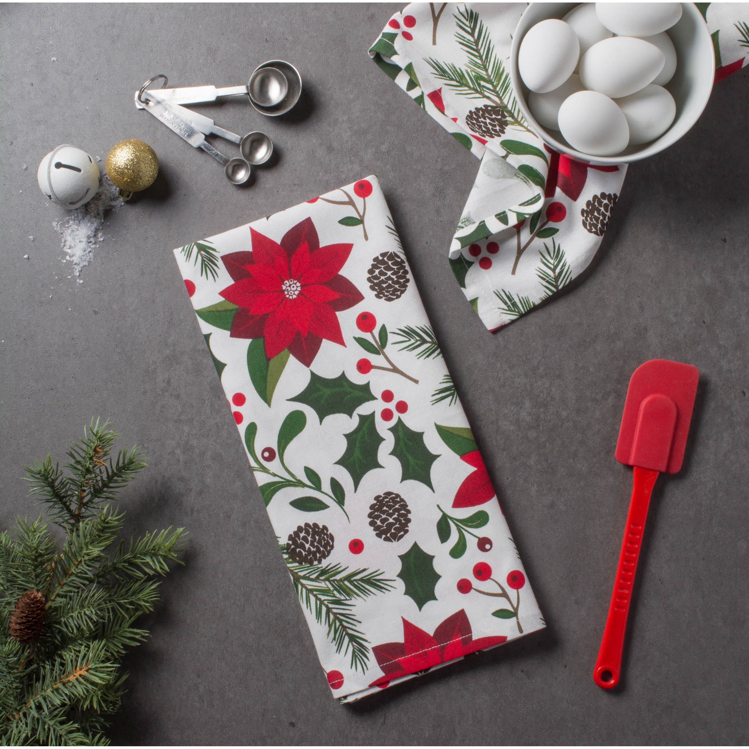 DII&#xAE; Woodland Christmas Dishtowel Set