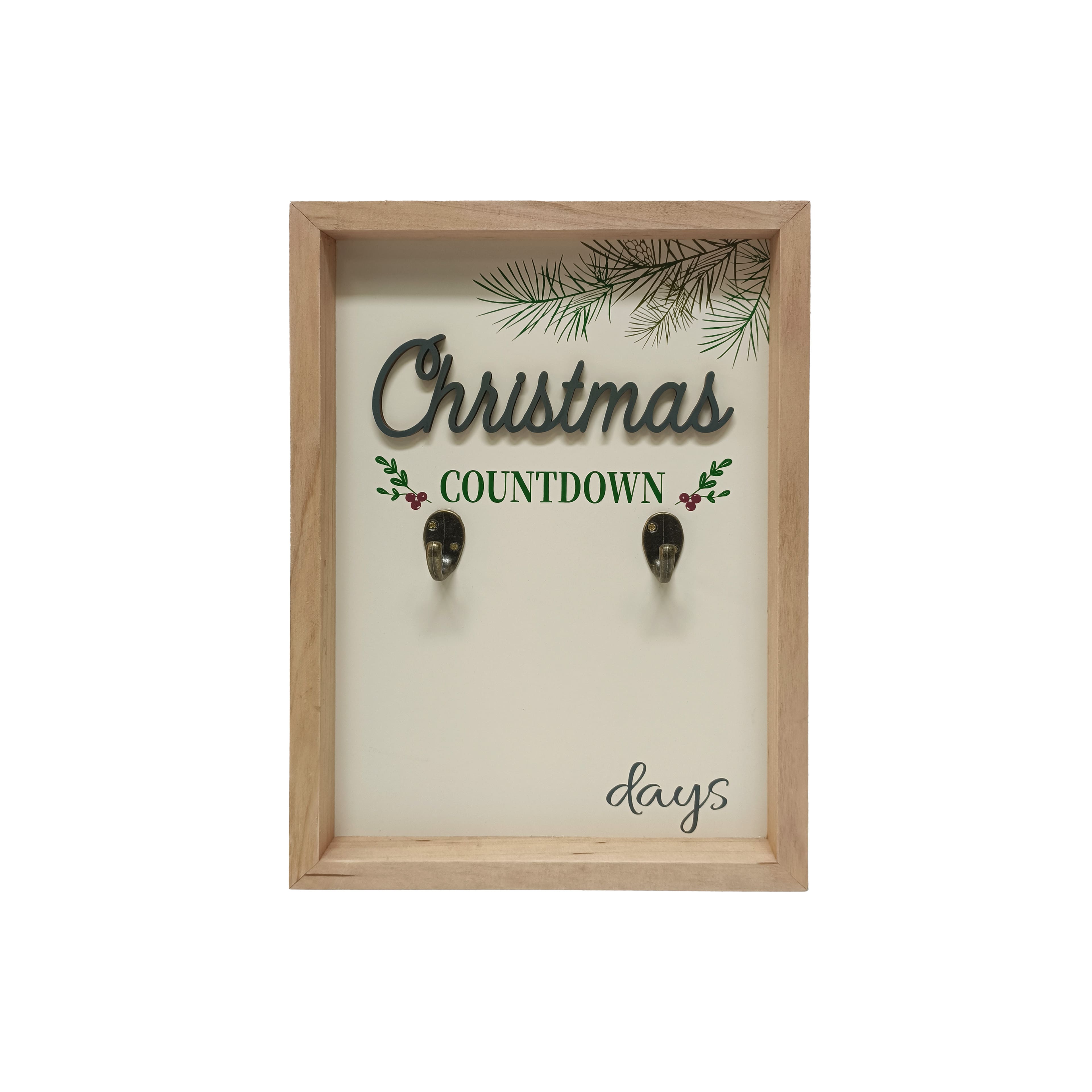 13.3&#x22; Christmas Countdown Wall Sign by Ashland&#xAE;