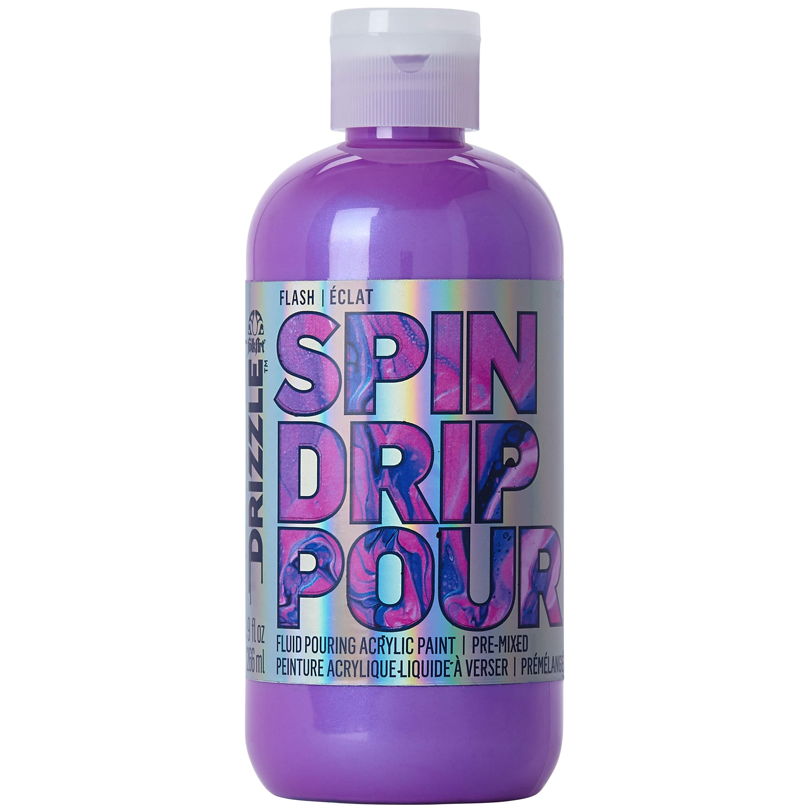 6 Pack: FolkArt® Drizzle™ Flash Pour Fluid Pouring Acrylic Paint