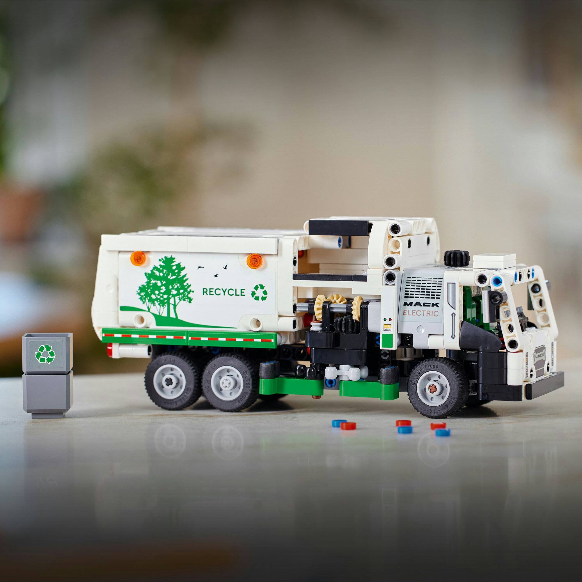 LEGO® Technic™ Mack® LR Electric Garbage Truck 42167