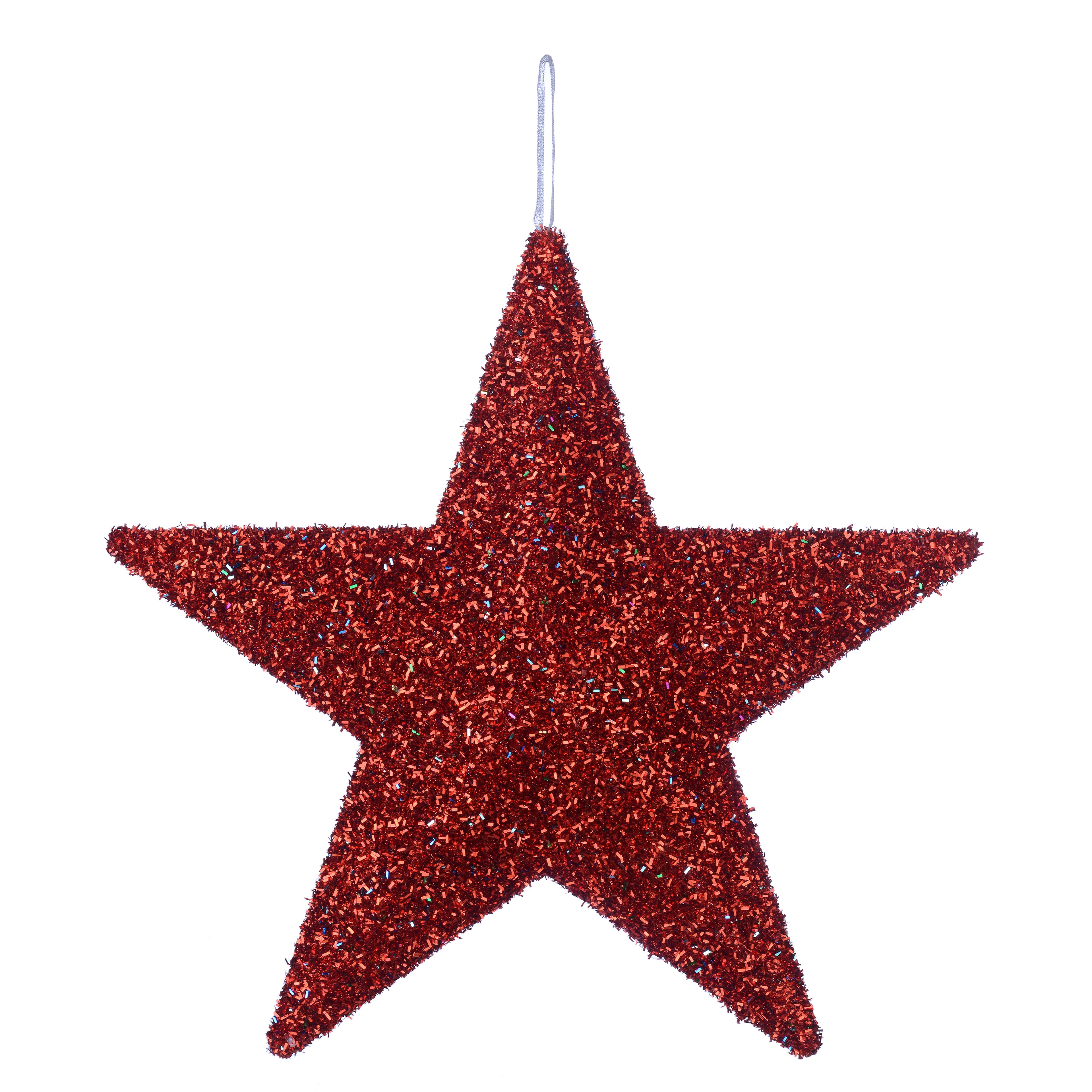 15&#x22; Glitter Star Hanging D&#xE9;cor by Ashland&#xAE;