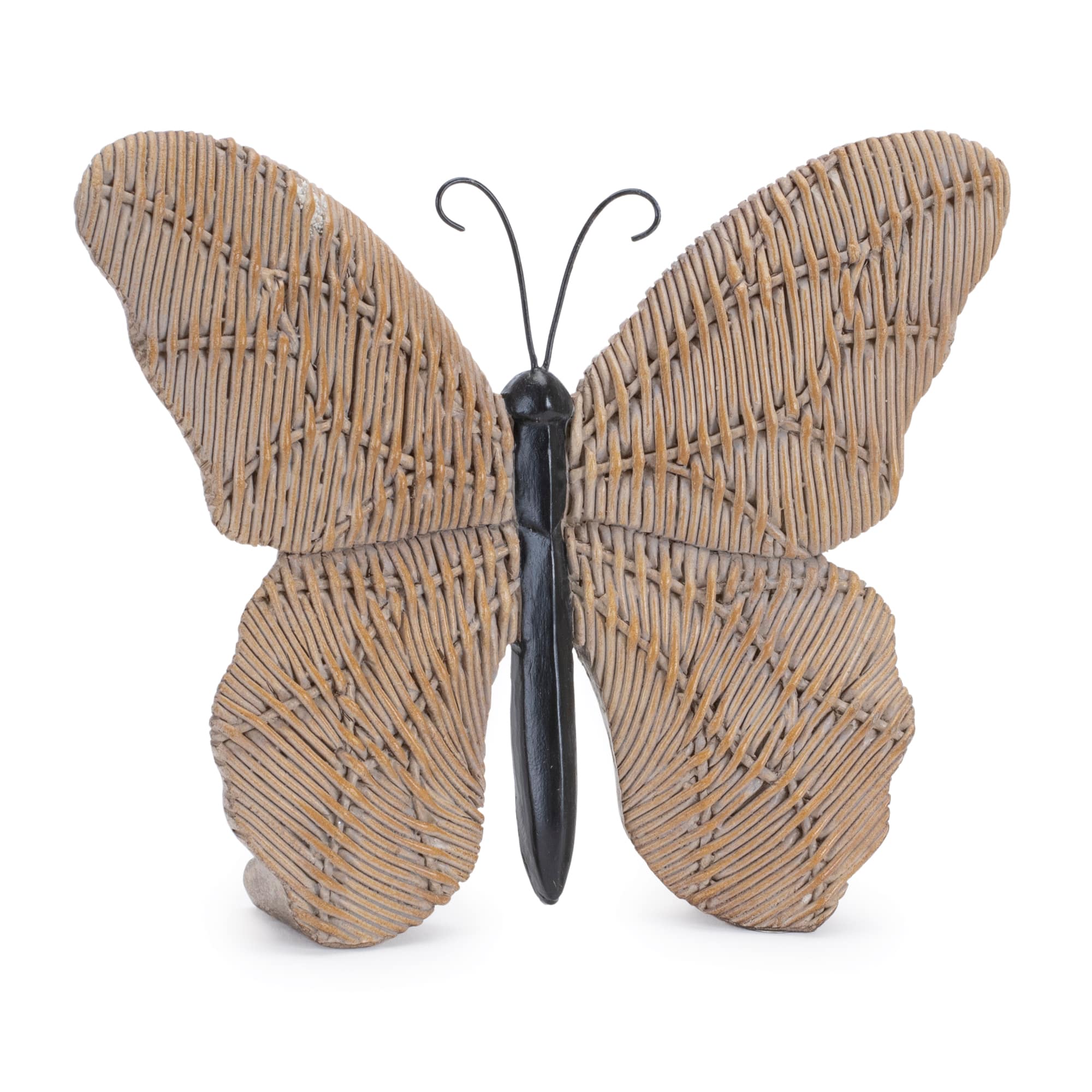 Wicker Design Butterfly & Dragonfly Shelf Sitter Set