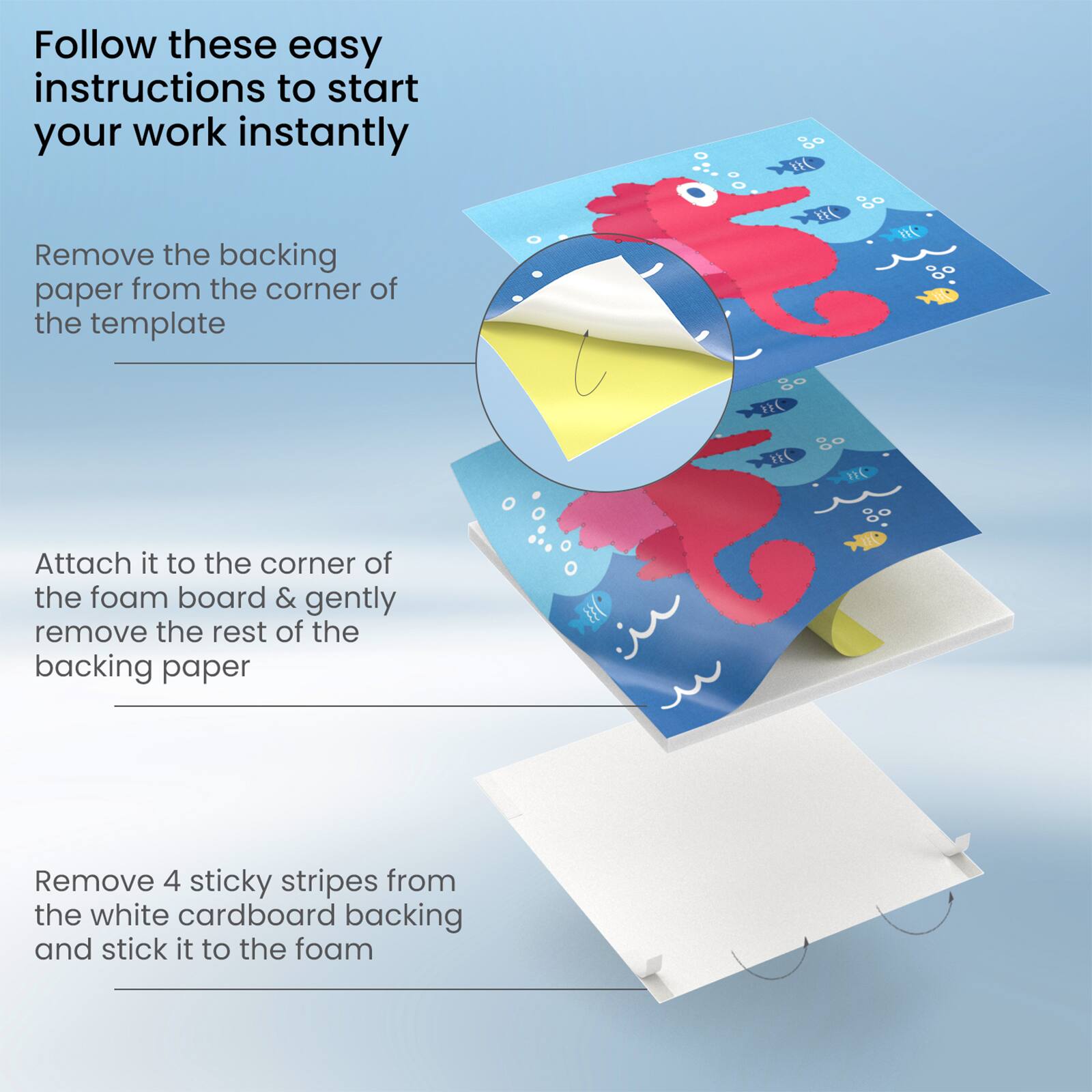 Arteza® Kids Sea Animals String Art Set