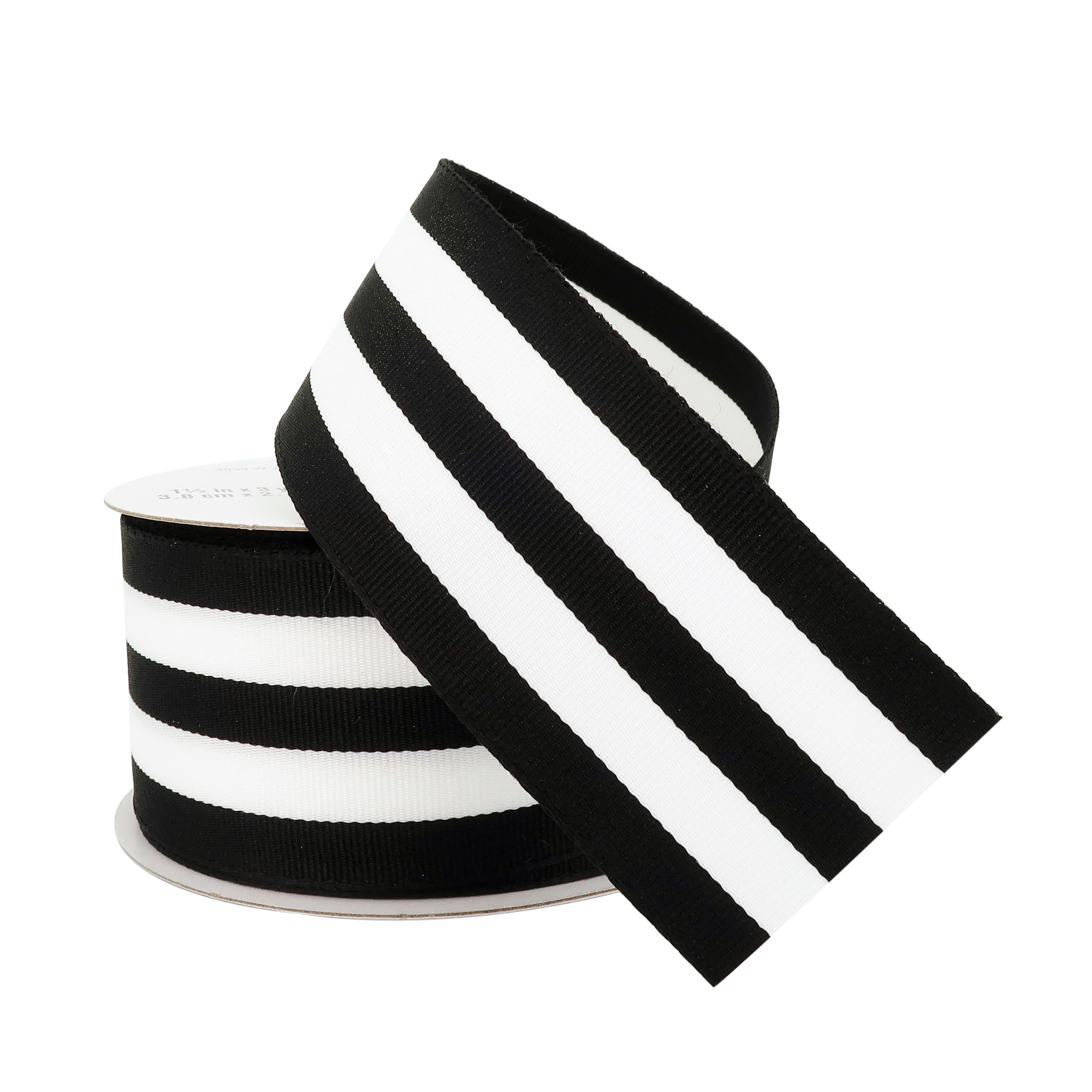 12 Pack: 1.5" x 3yd. Grosgrain Stripes Ribbon by Celebrate It®