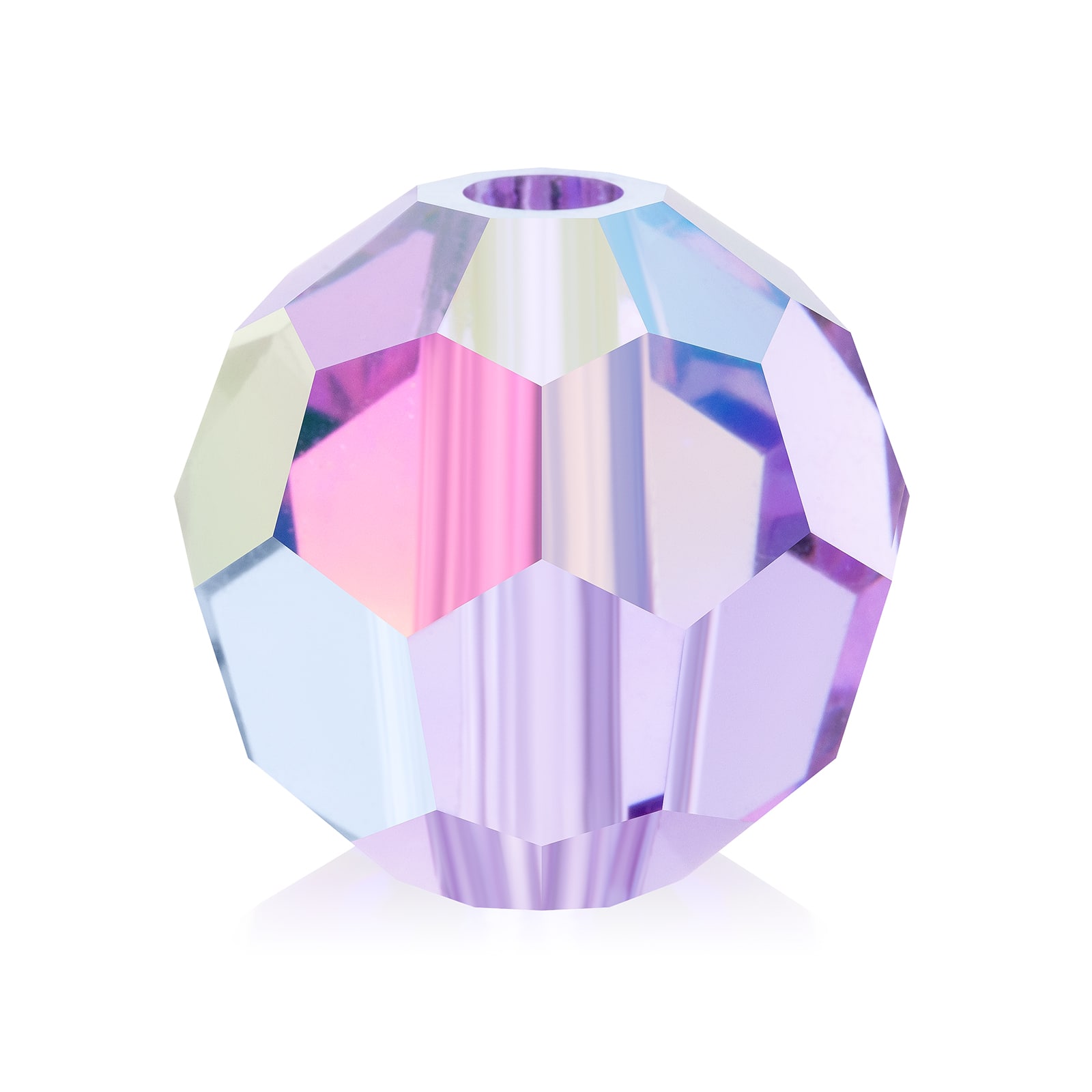 John Bead Preciosa 4mm Czech Crystal Glass Faceted Round Beads, 40ct.