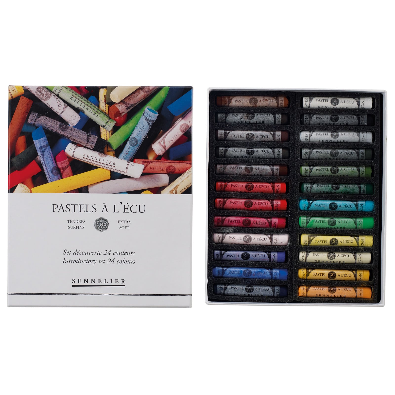 Sennelier 24 Introductory Colors Extra-Soft Pastel Full Stick Set