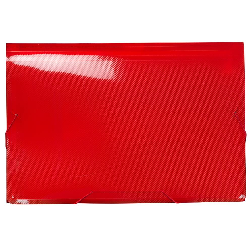 JAM Paper 10" x 15" Legal Size 13 Pocket Plastic Expanding File Accordion Folder