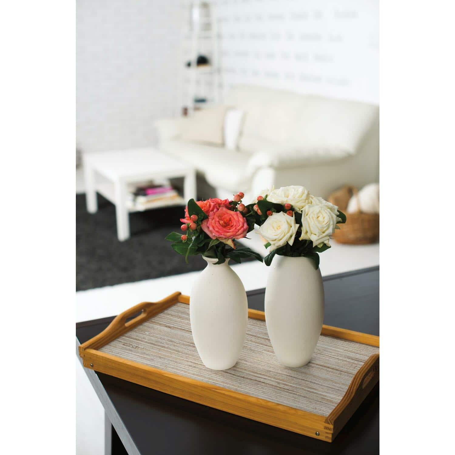 RoomMates Faux Grasscloth Peel & Stick Wallpaper