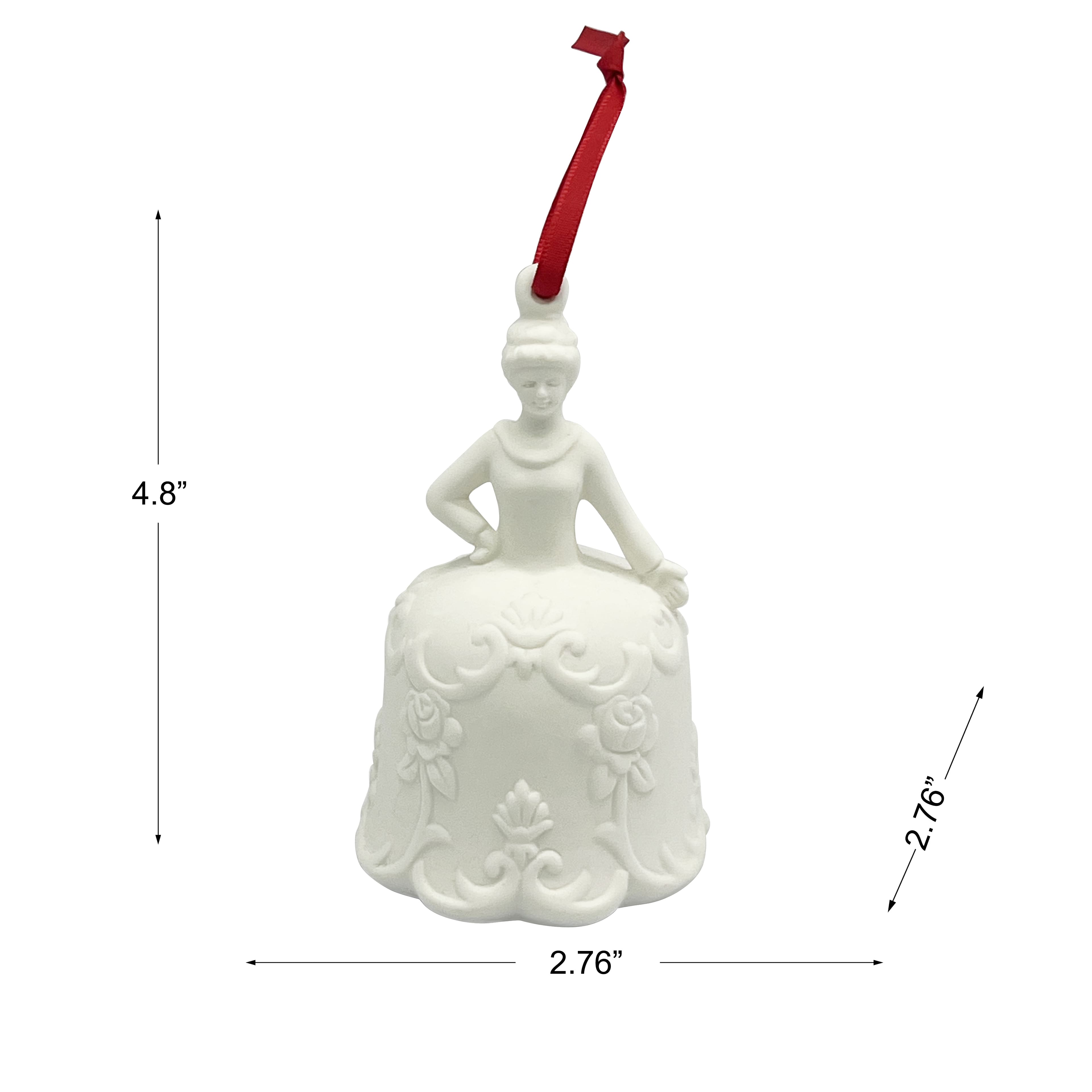 4.75&#x22; DIY Ceramic Queen Ornament by Make Market&#xAE;