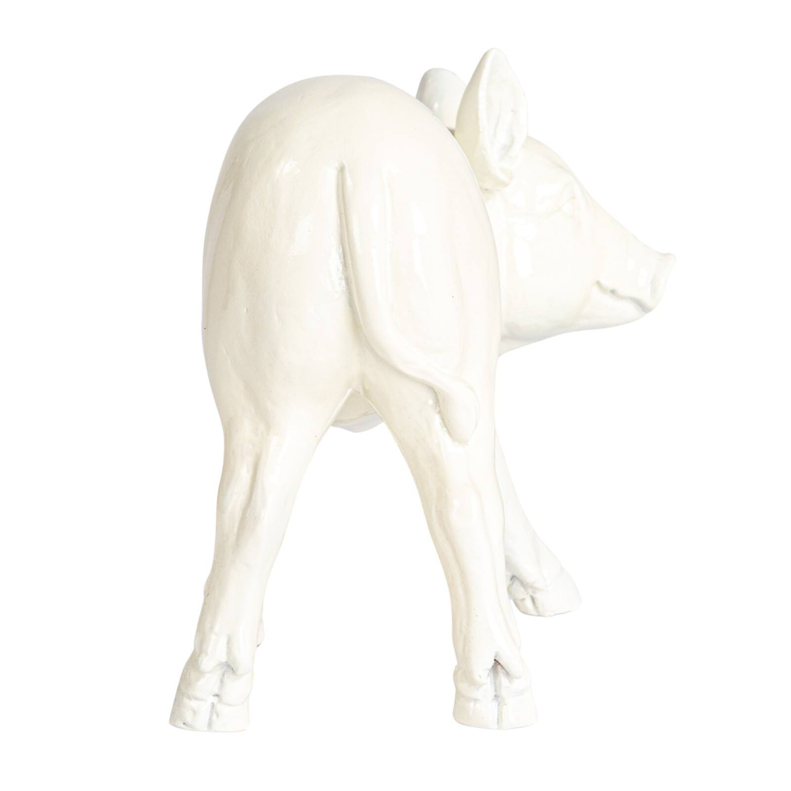 Hello Honey&#xAE; 7.25&#x22; Wide Country Charm Pig Taper Candle Holder