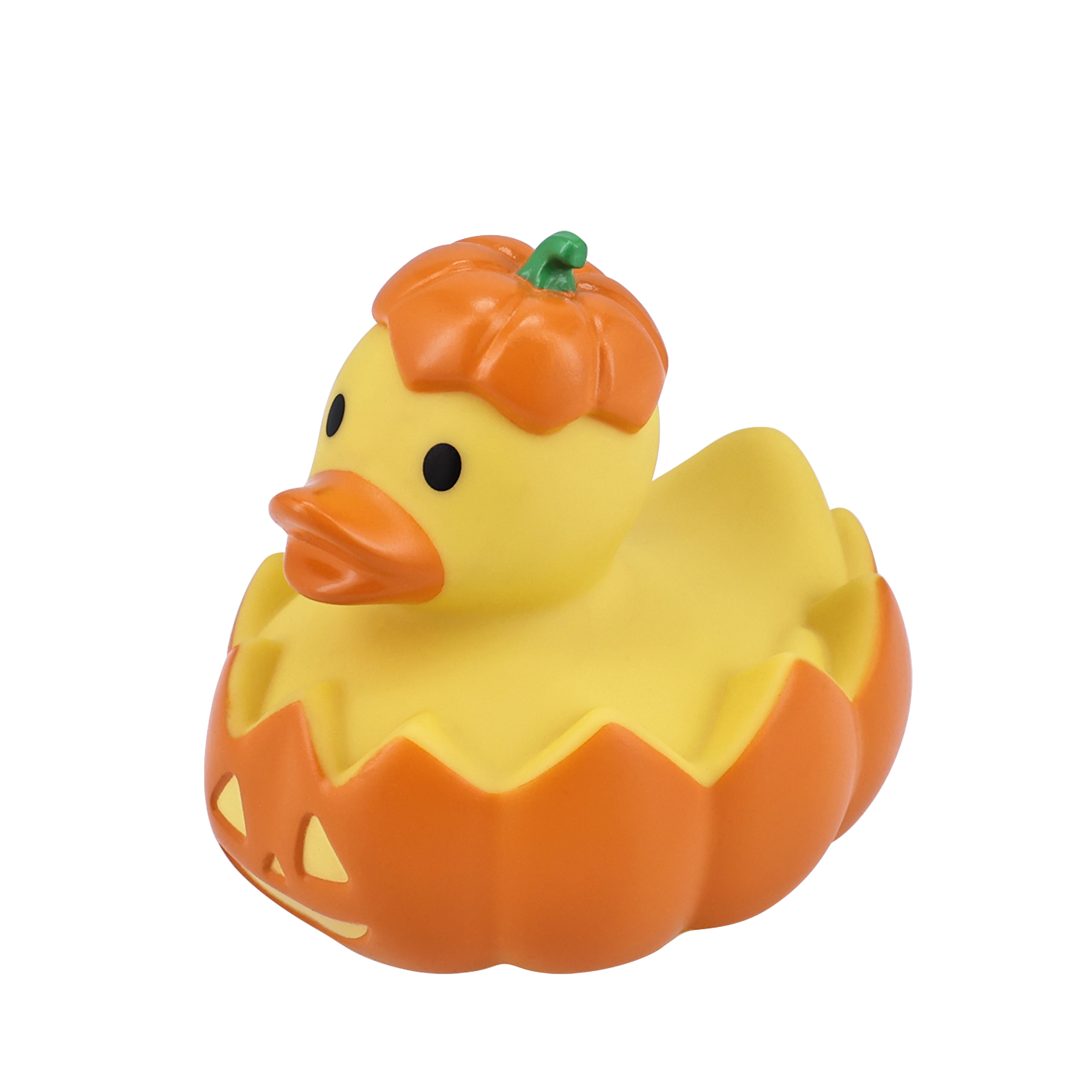 3.75&#x22; Jack-O&#x27;-Lantern Rubber Duck by Creatology&#x2122;