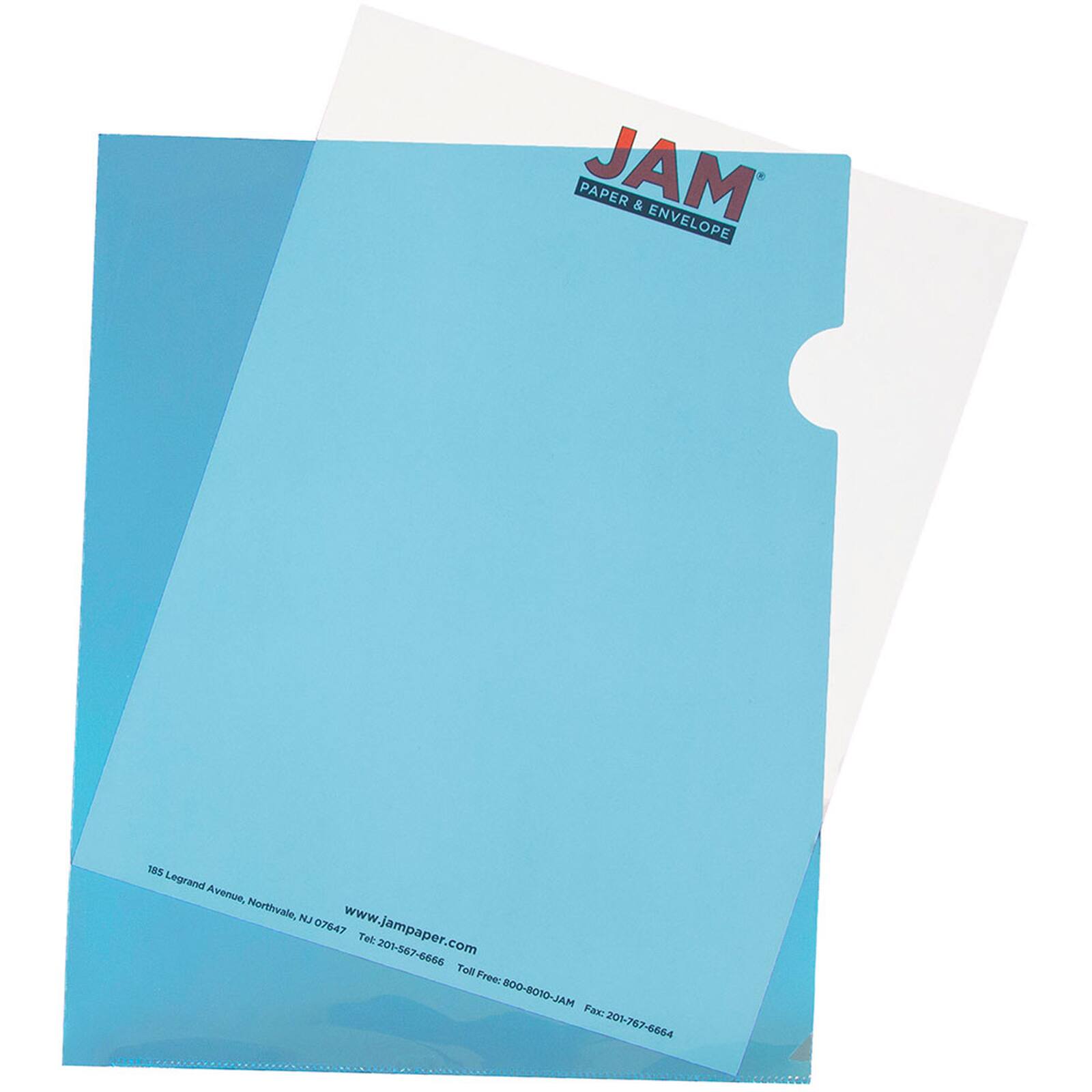 JAM Paper 9&#x22; x 11.5&#x22; Plastic Sleeves, 12ct.