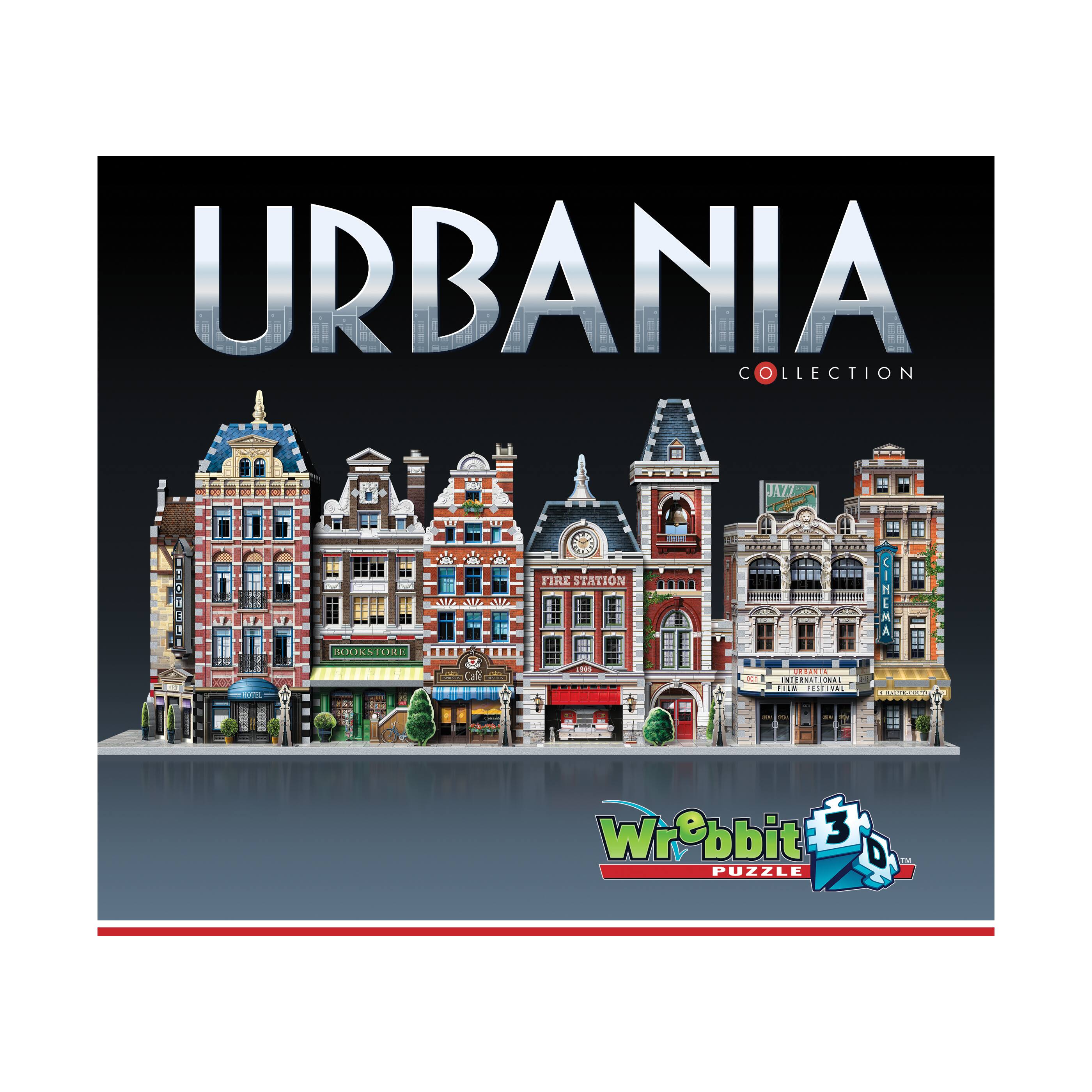 Urbania Collection - Cafe 3D Puzzle: 285 Pcs