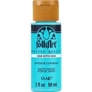 Folkart Matte Acrylic Paint 59ml - Lush Meadow - Vernice Acrilica Opaca Di Qualità Artistica Per Legno, Tela, Carta, Fai Da Te E Stencil - Colore Verde Prato