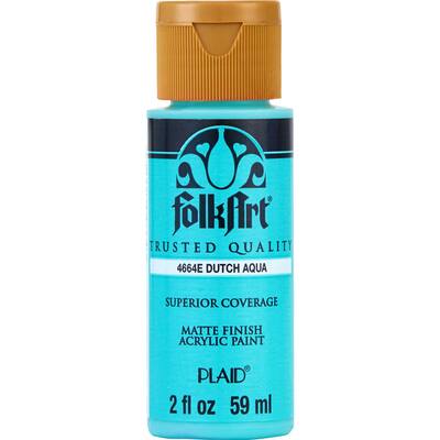 Folkart Matte Acrylic Paint 59ml - Lush Meadow - Vernice Acrilica Opaca Di Qualità Artistica Per Legno, Tela, Carta, Fai Da Te E Stencil - Colore Verde Prato