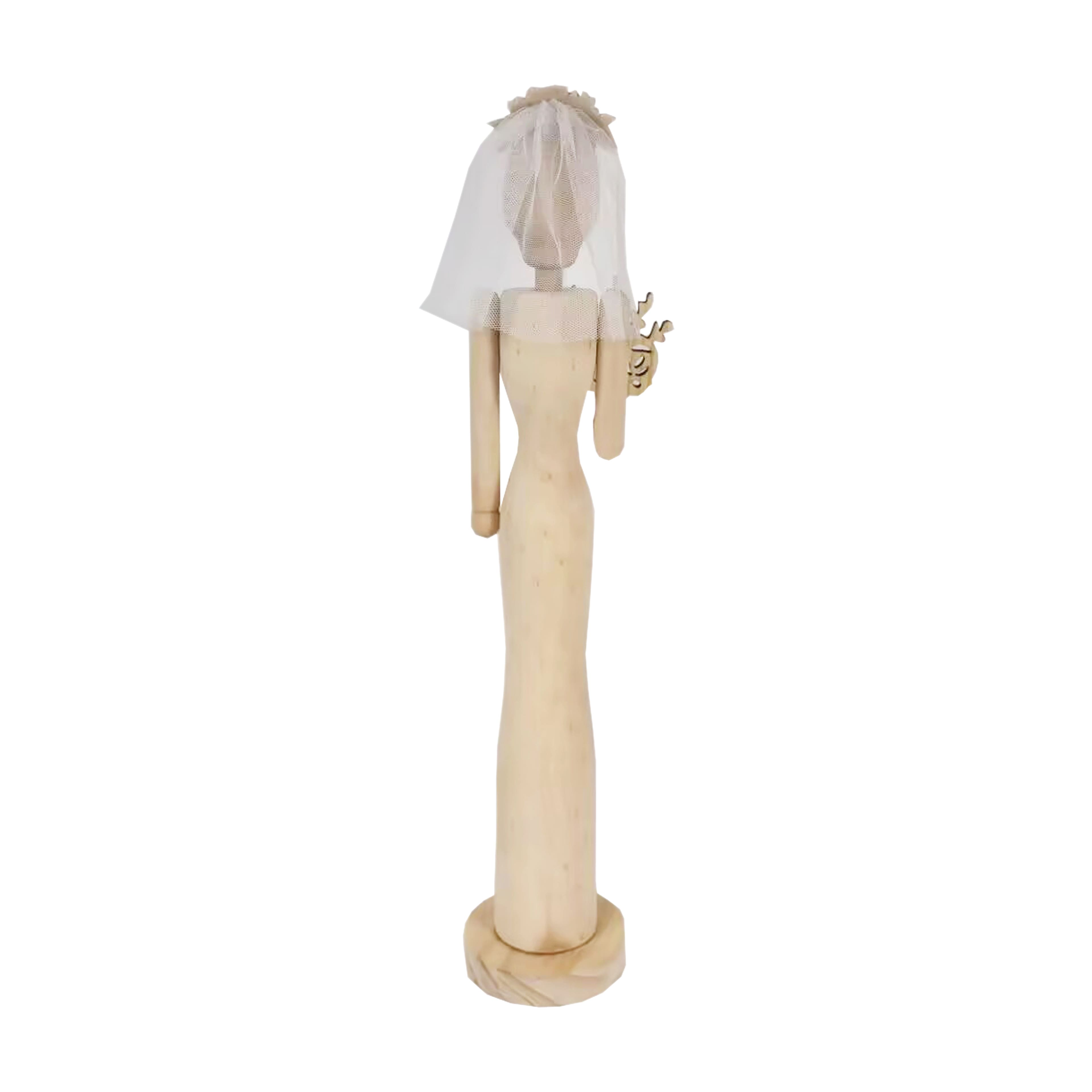 21&#x22; Bride DIY Wood Nutcracker by Make Market&#xAE;