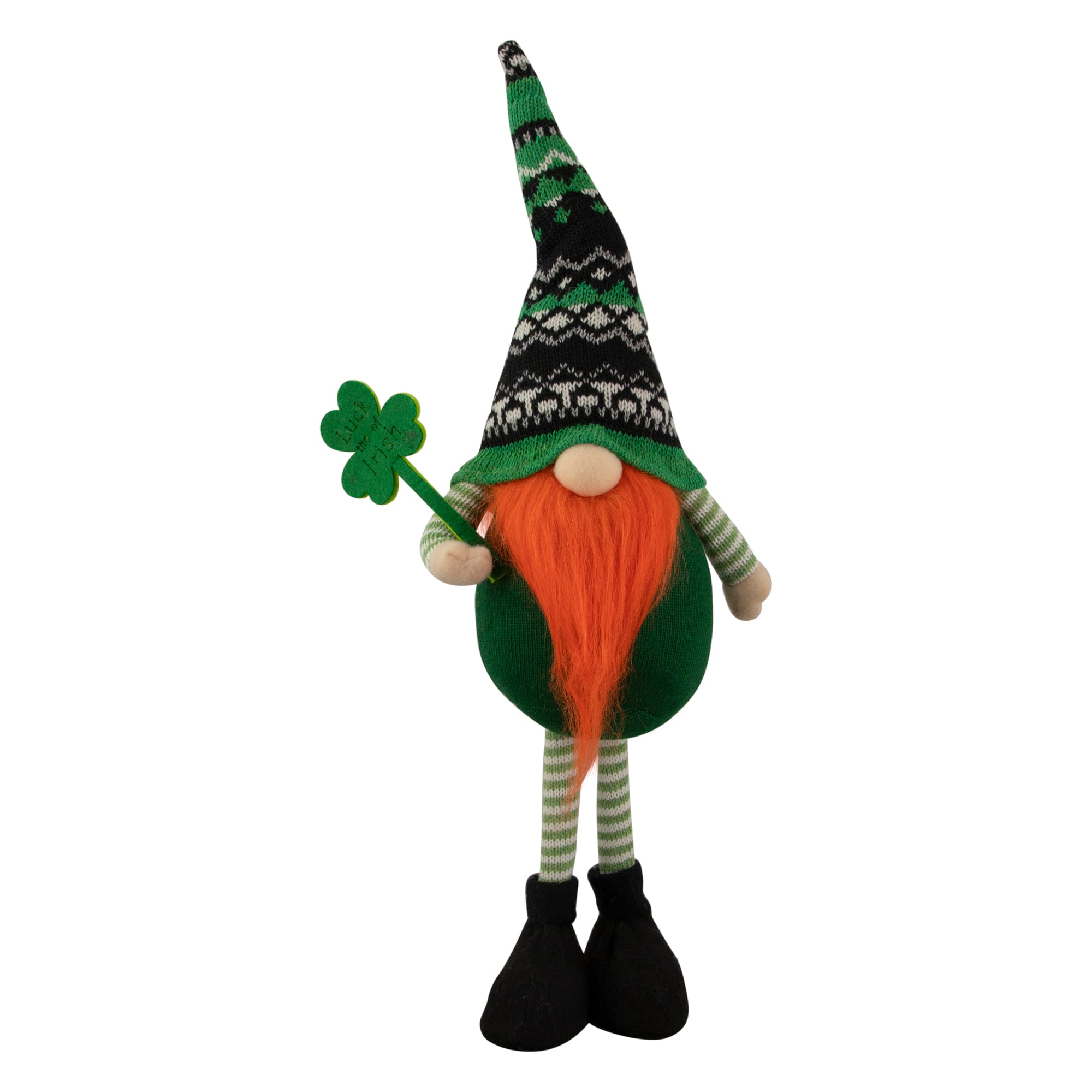 20&#x22; Green Leprechaun Gnome St Patrick&#x27;s Day Figure