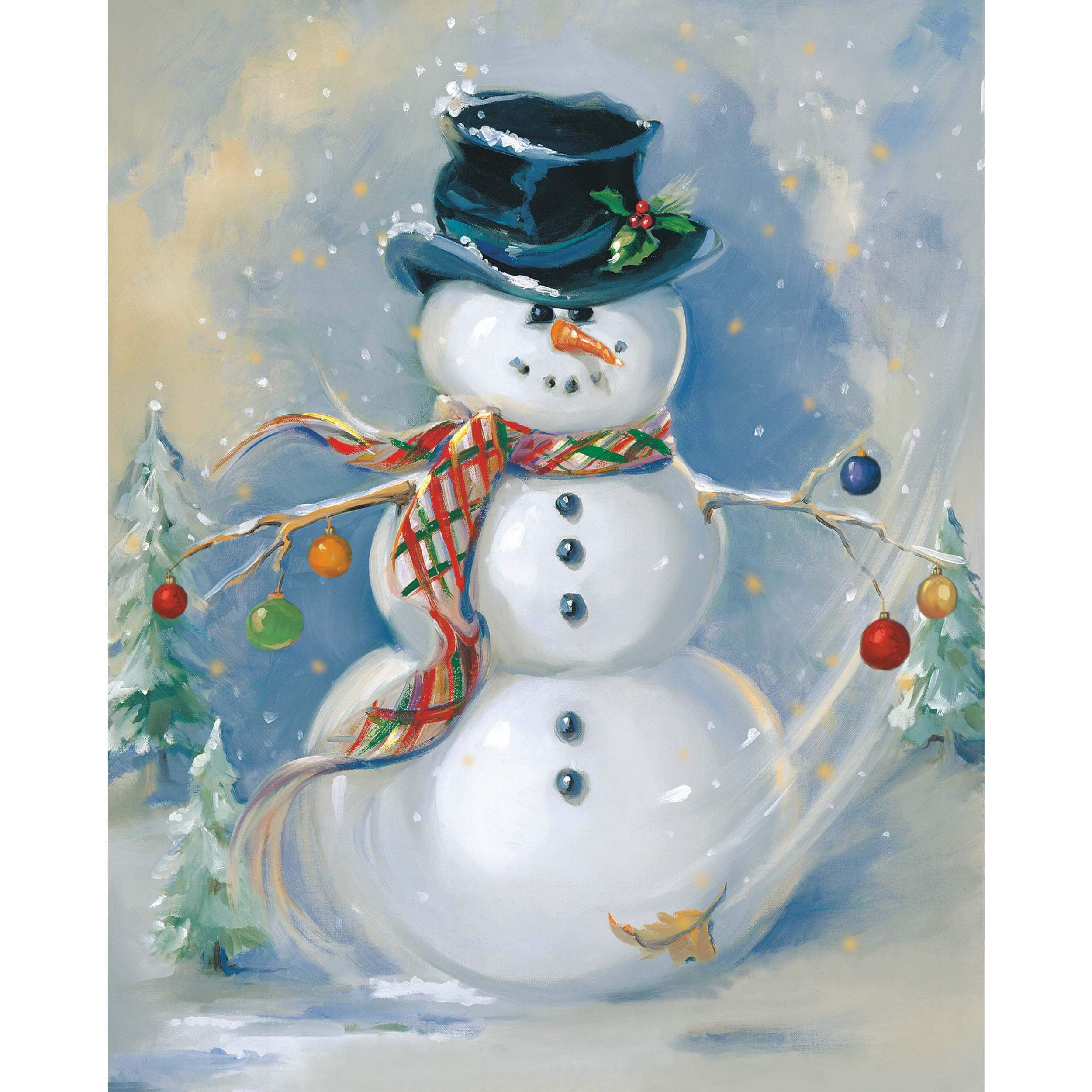 Sparkly Selections Snowman Diamond Painting Kit, Round Diamonds