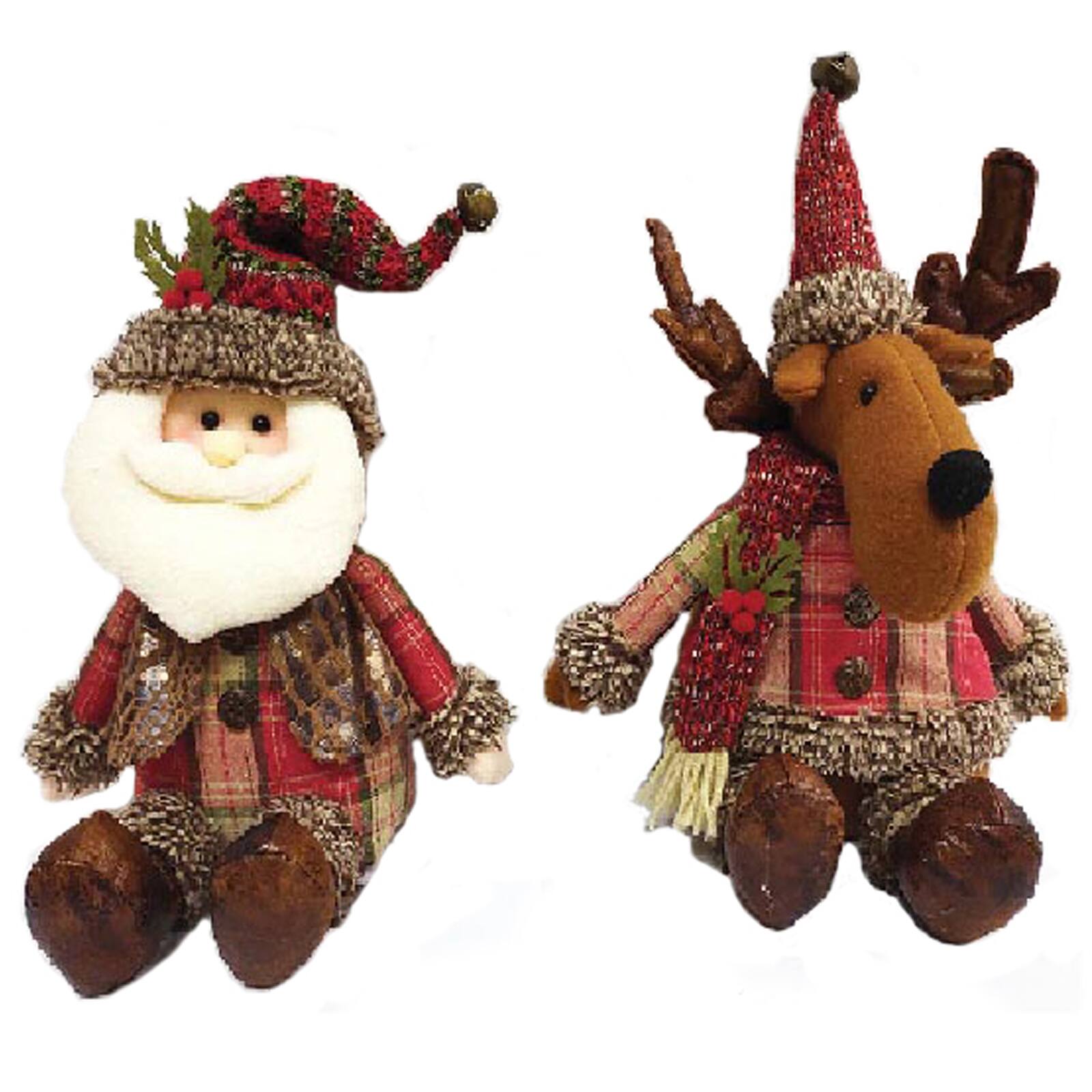 Santa's Workshop Sitting Santa & Reindeer Pal Set By Santasworkshop | Michaels®