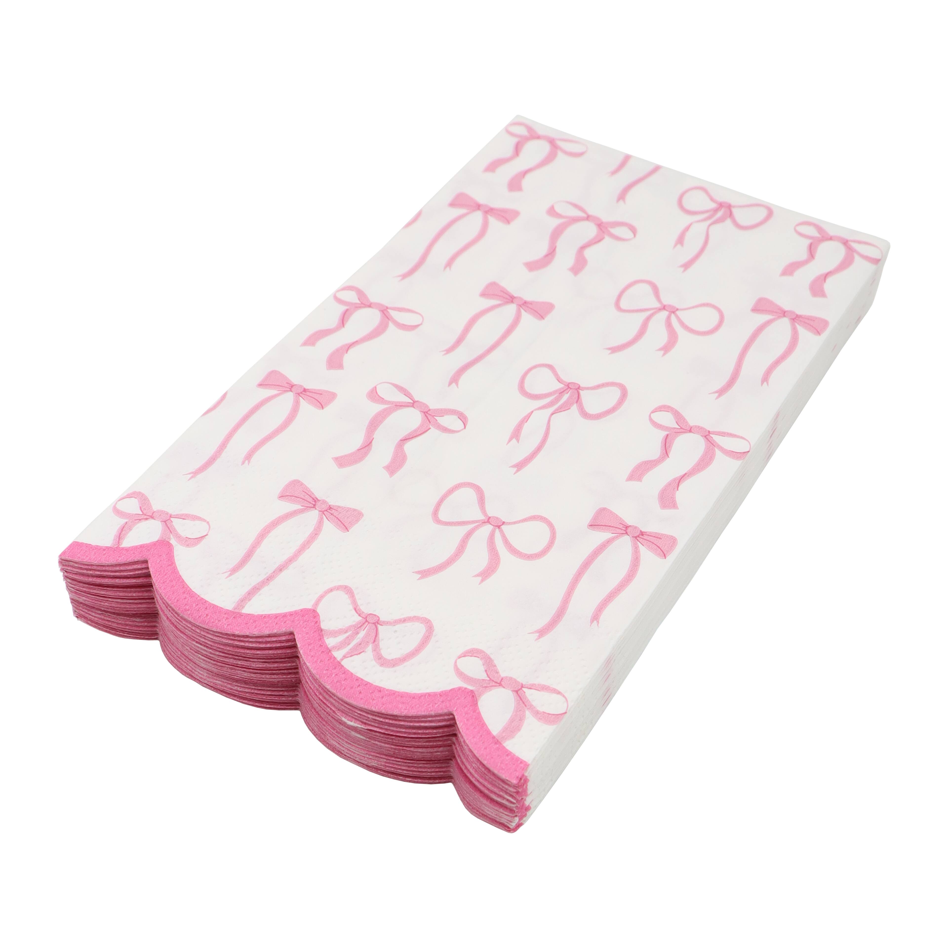 Pink Bows Guest Napkins, 20ct. by Celebrate It&#x2122;
