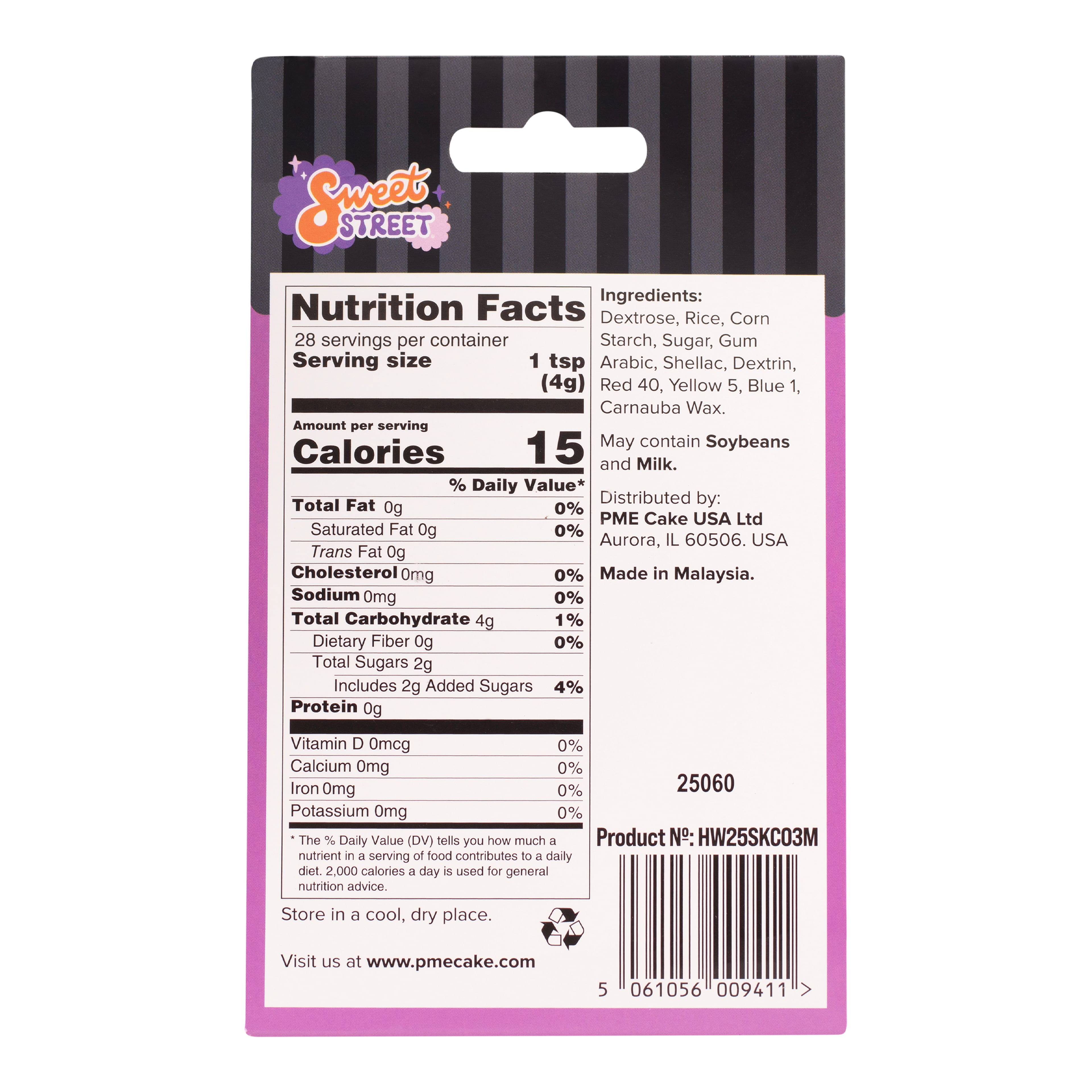 PME Cake Sweet Street® Mischief Magic Sprinkle Mix