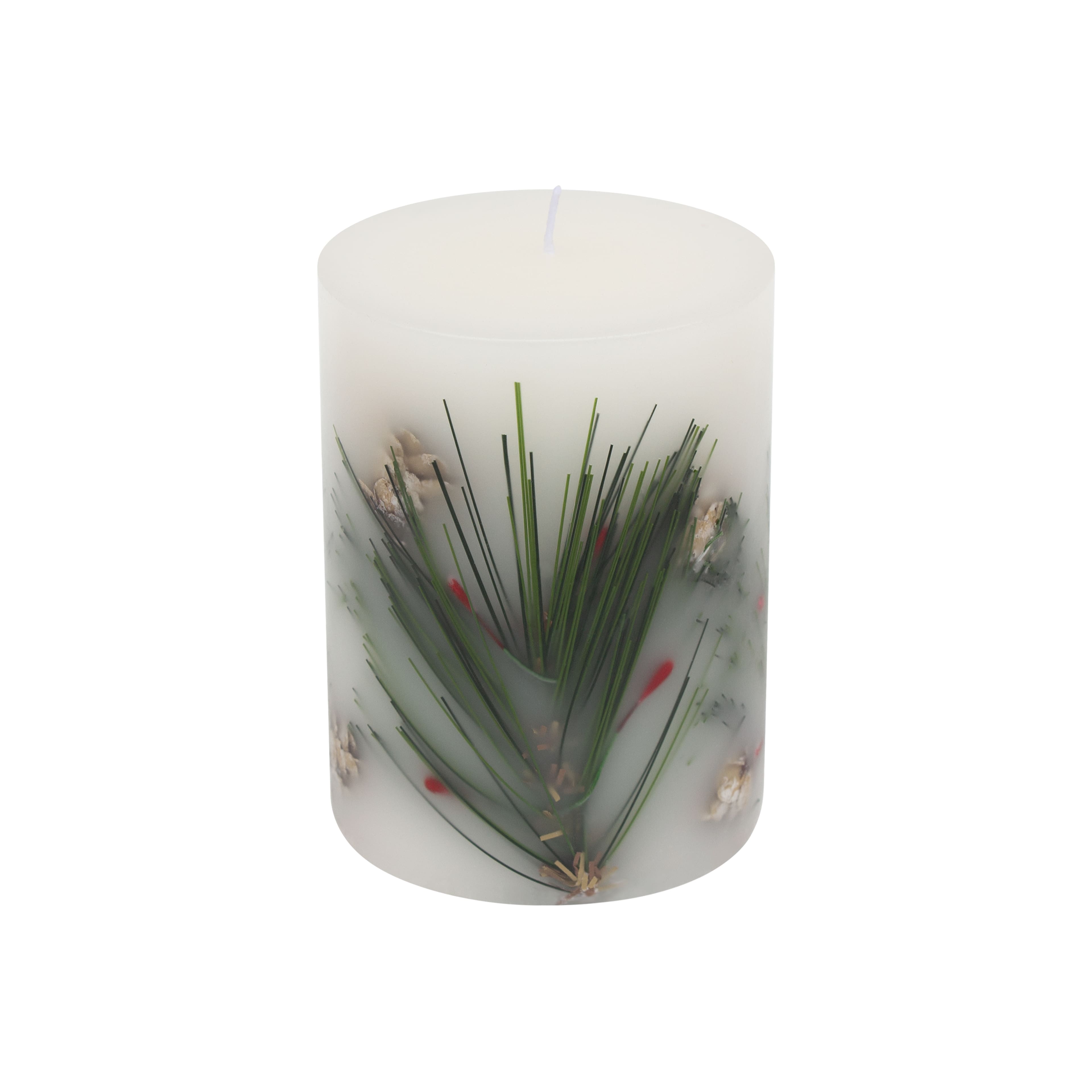 White Twig Santal Embers Scented Pillar Candle by Ashland&#xAE;