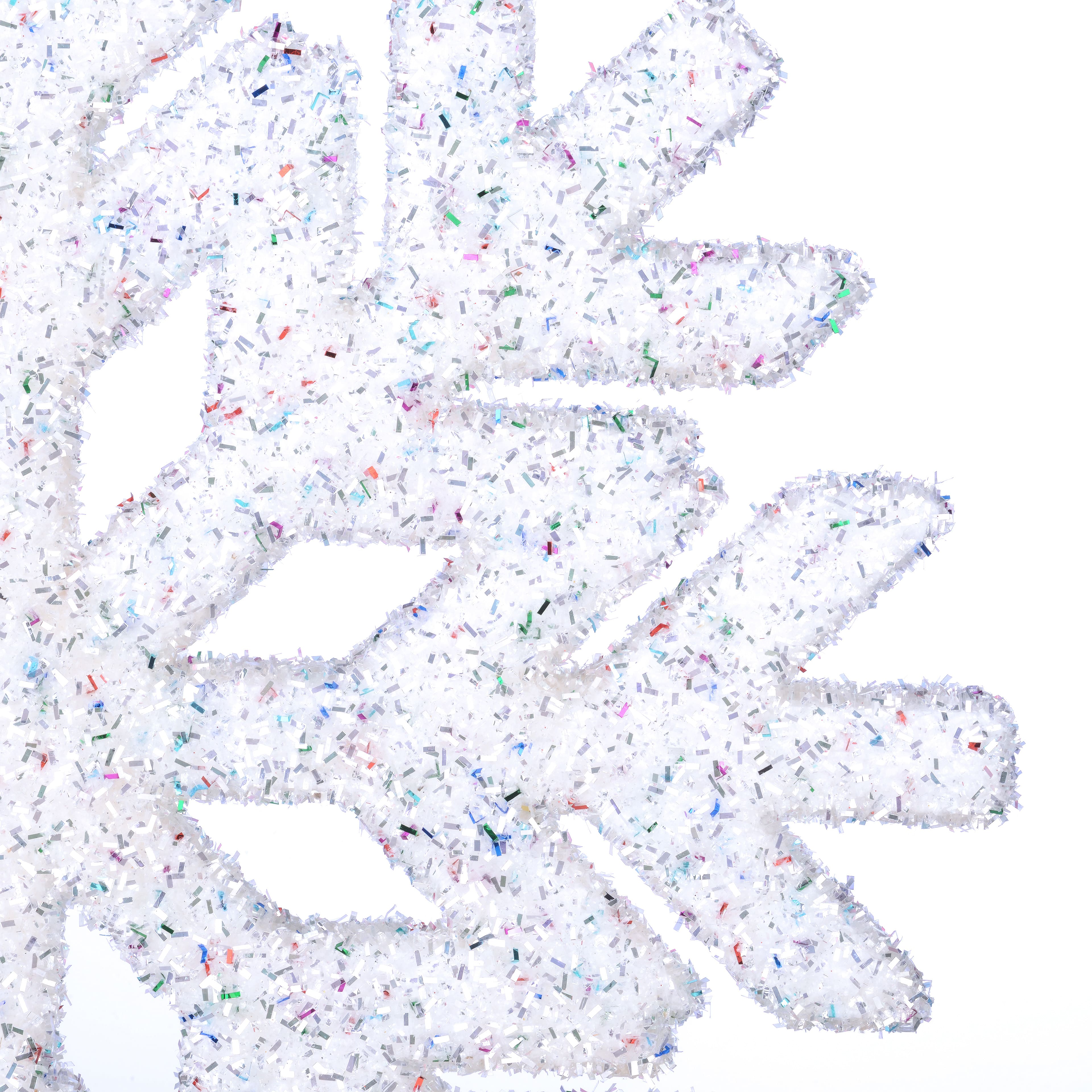 16&#x22; Glitter Snowflake Hanging D&#xE9;cor by Ashland&#xAE;