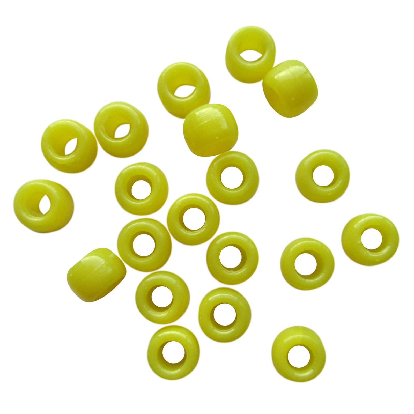 12 Packs: 580 ct. (6,960 total) Opaque Pony Beads by Creatology™, 6mm x 9mm