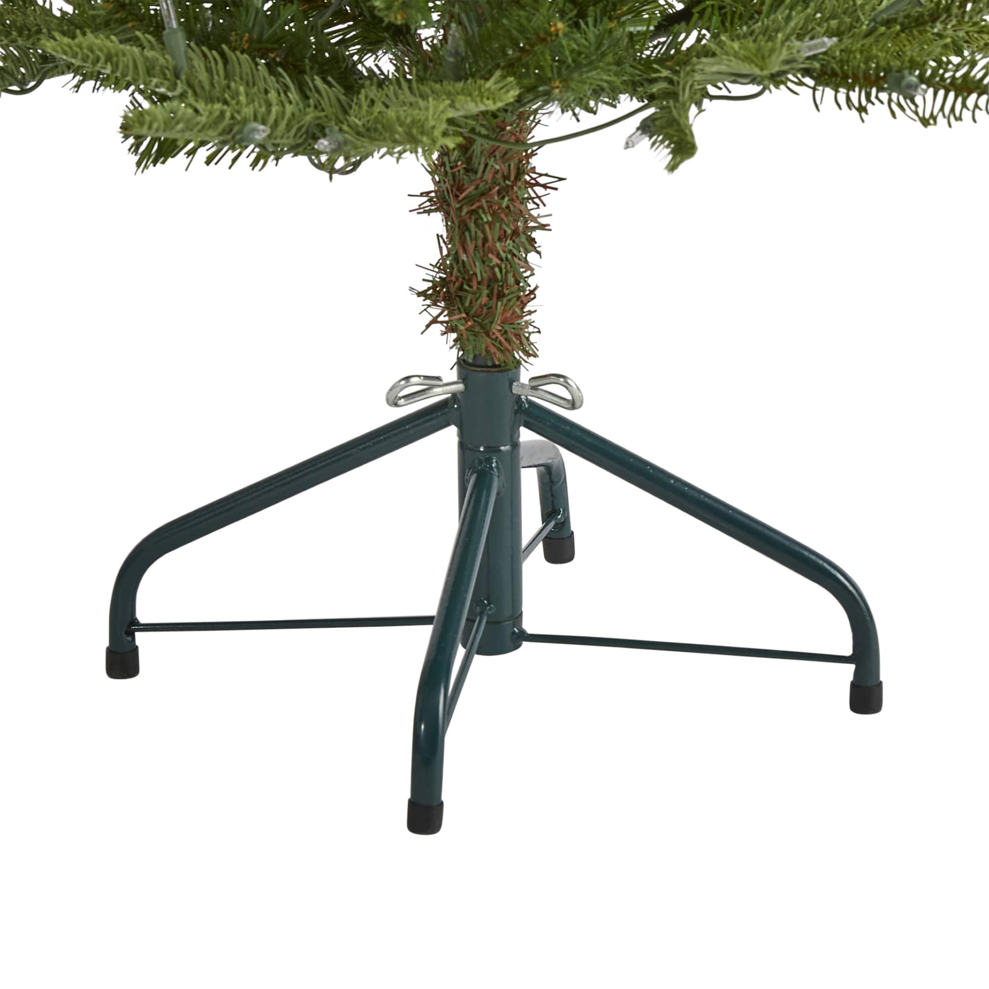 4ft. Pre-Lit Layered Washington Spruce Artificial Christmas Tree, Clear Lights