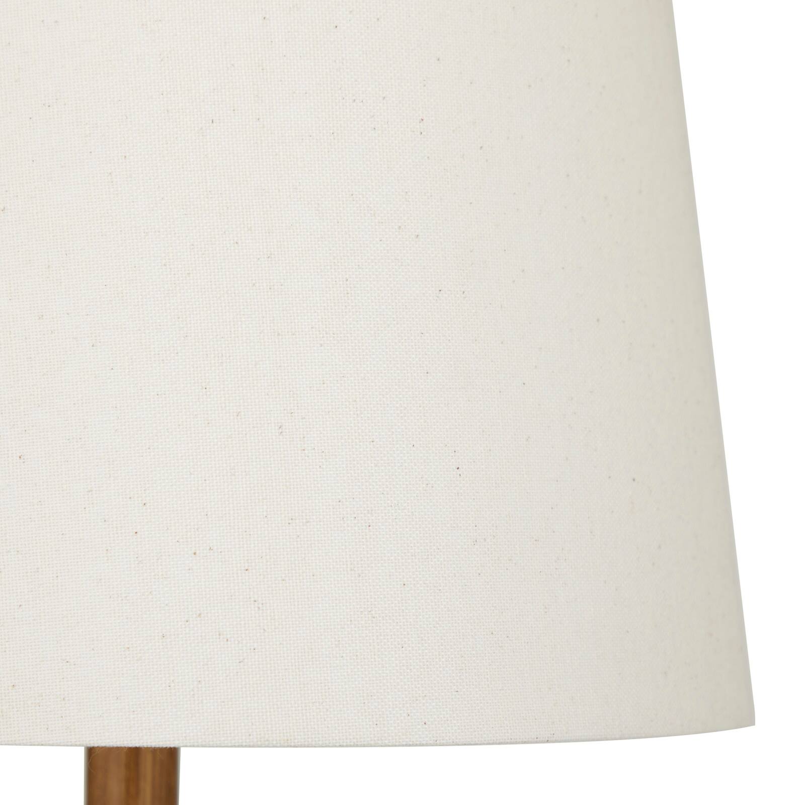 Brown Polystone Table Lamp Set of 2 13&#x22;, 26&#x22;