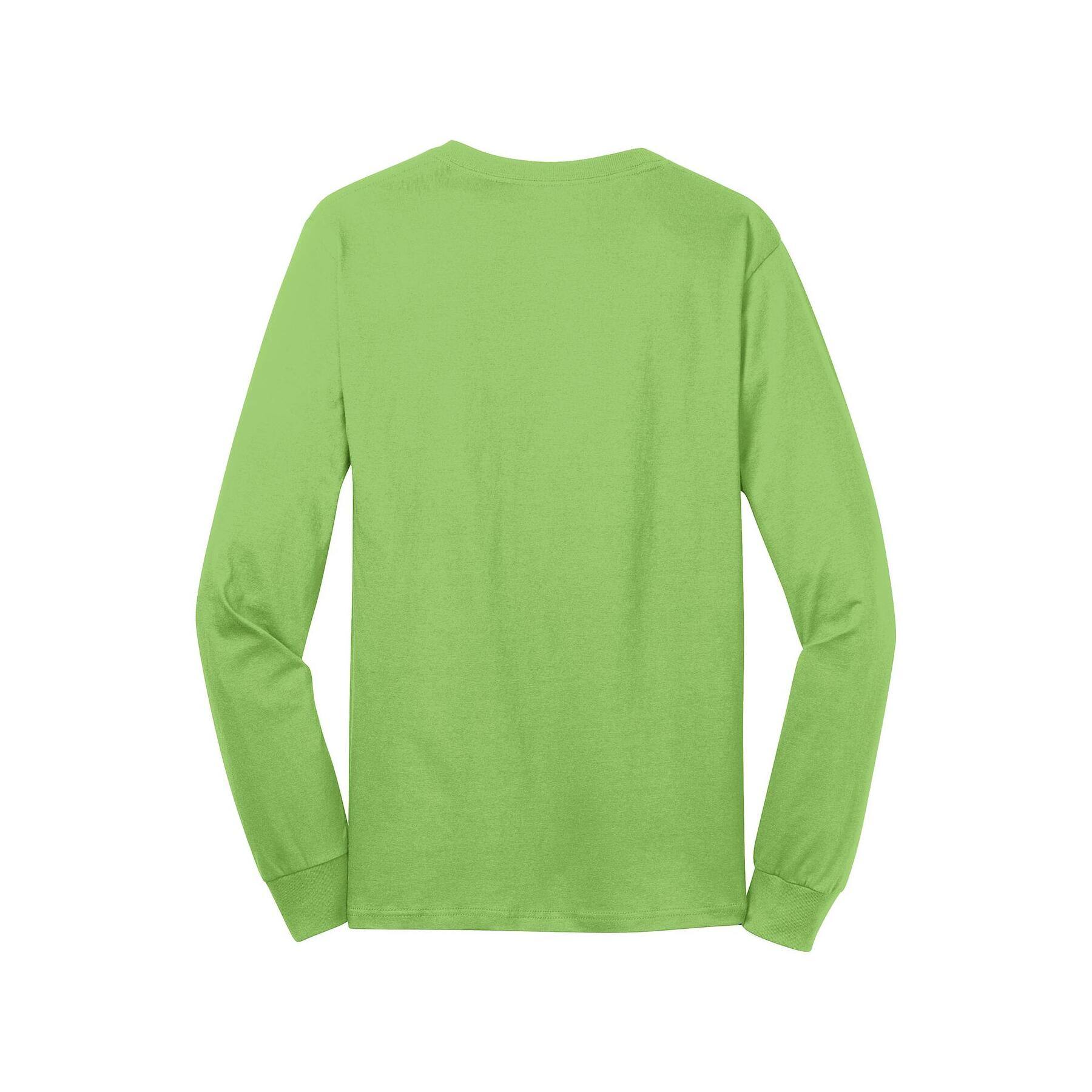 Port & Company® Long Sleeve Adult Core Cotton T-Shirt, Size: Small