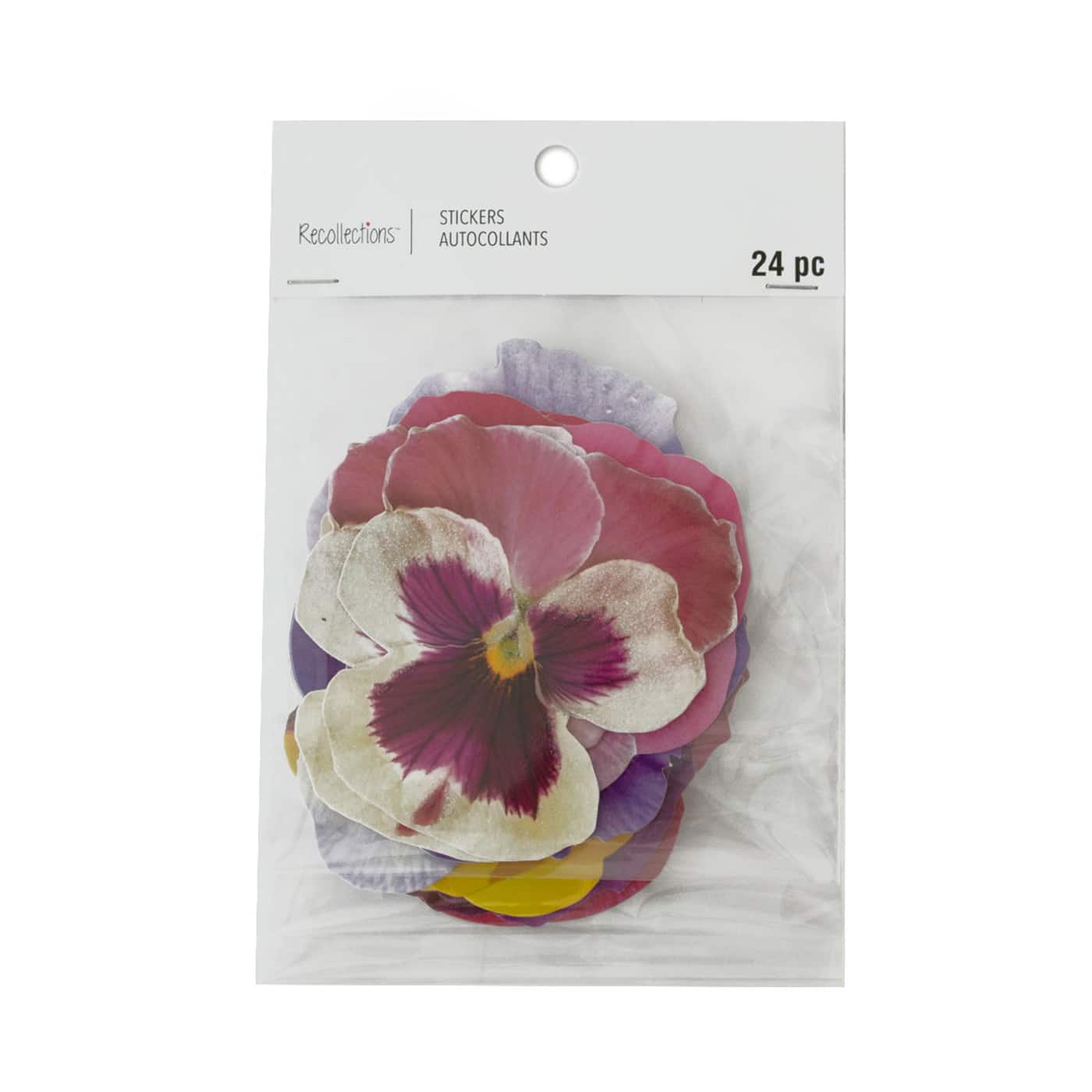 12 Pack: Pansy Die Cut Stickers by Recollections™