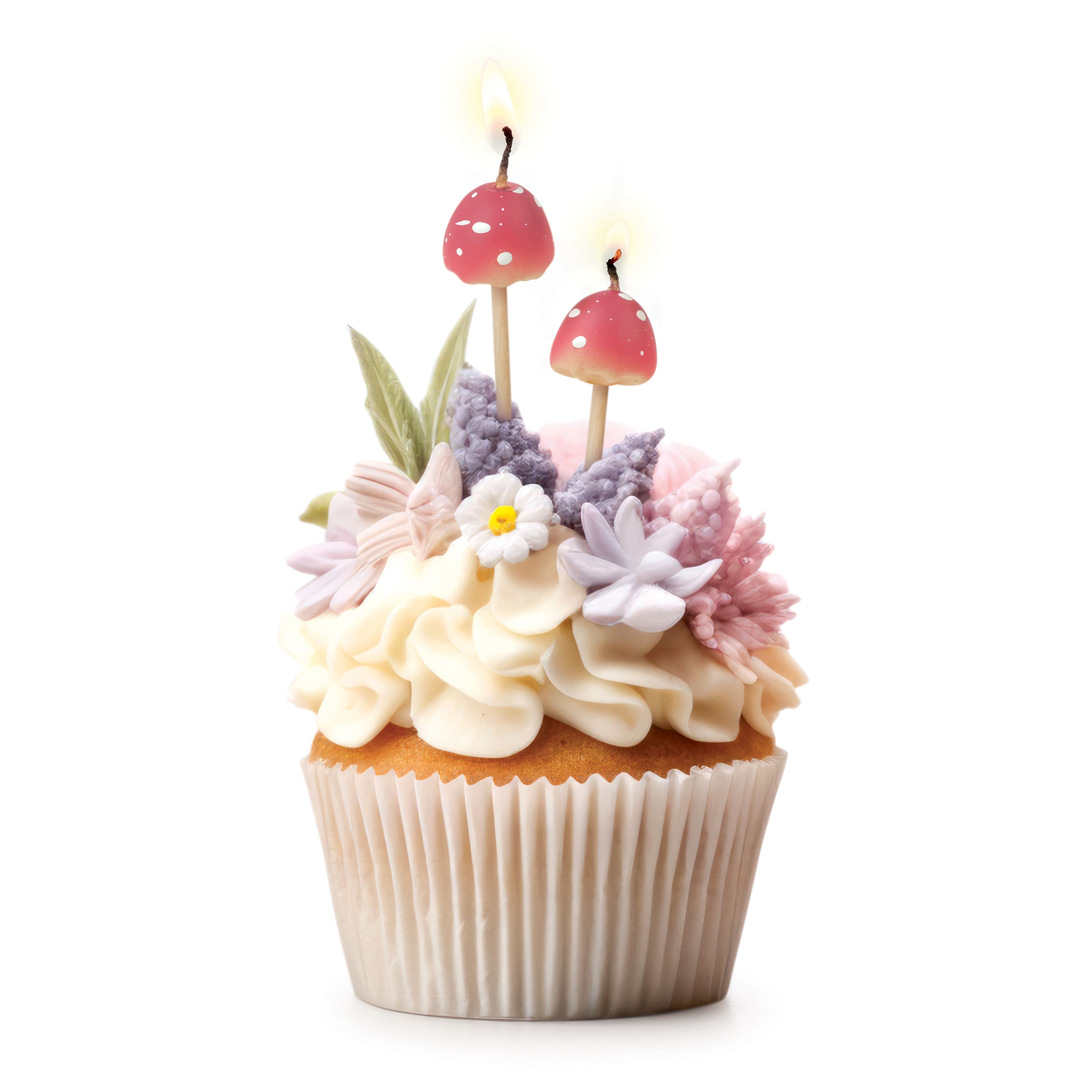 Fred&#xAE; Woodland Wicks&#x2122; Mushroom Party Candles, 10ct.
