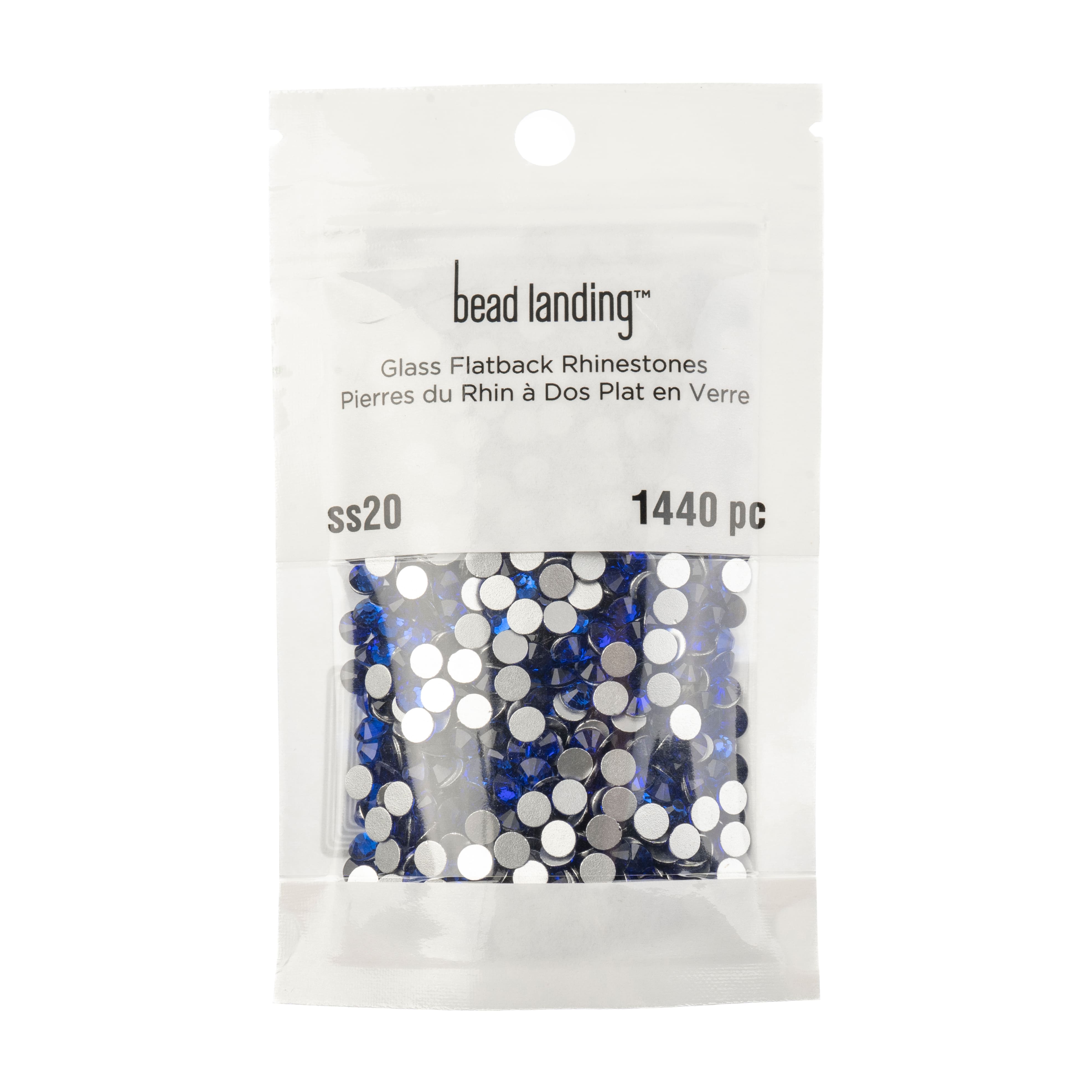 12 Pack: SS20 Glass Flatback Rhinestones by Bead Landing™