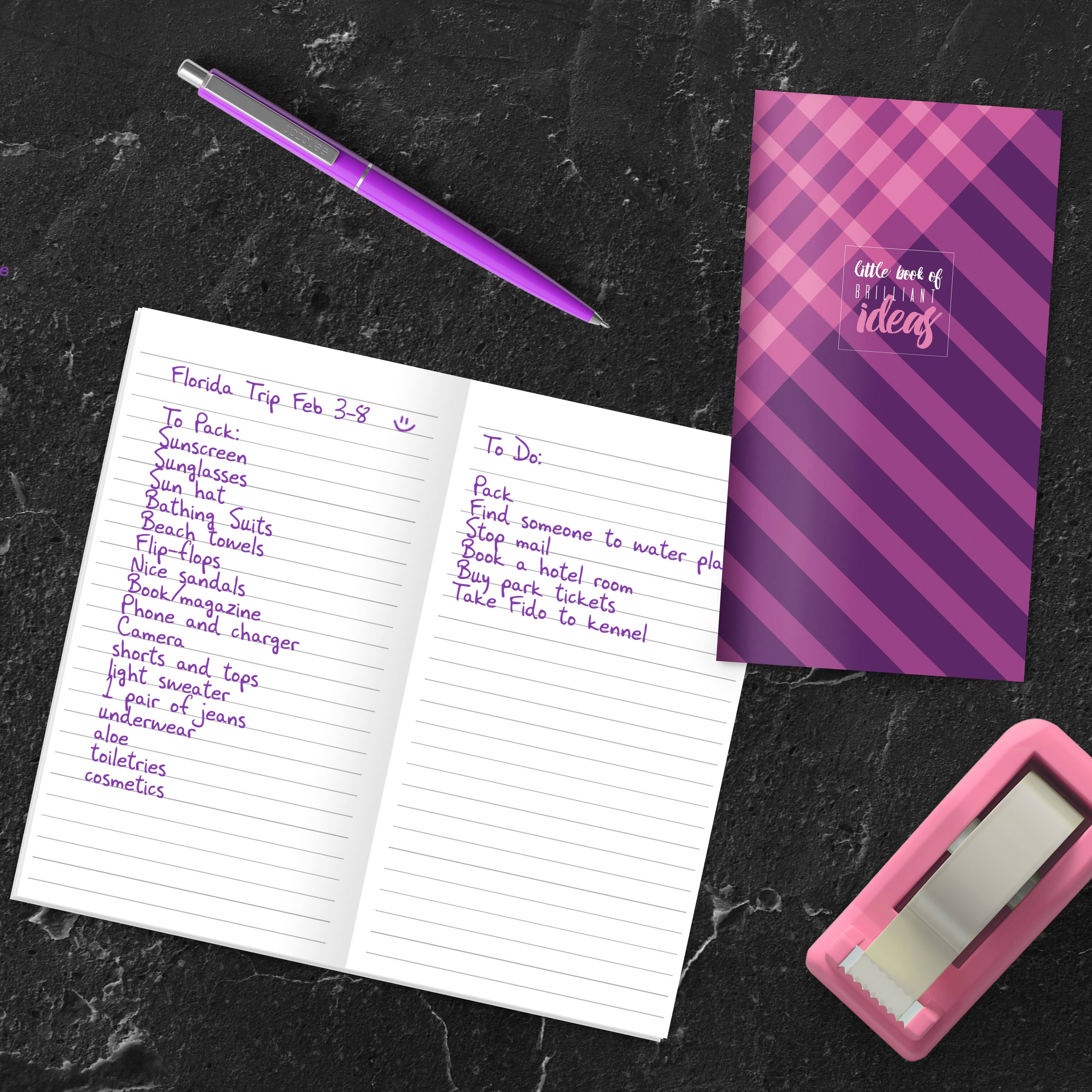 TF Publishing Violet Argyle Jotter