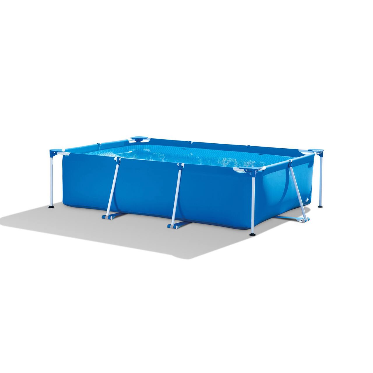 9.8ft. x 29.5" Rectangular Frame Above Ground Swimming Pool with Filter Pump