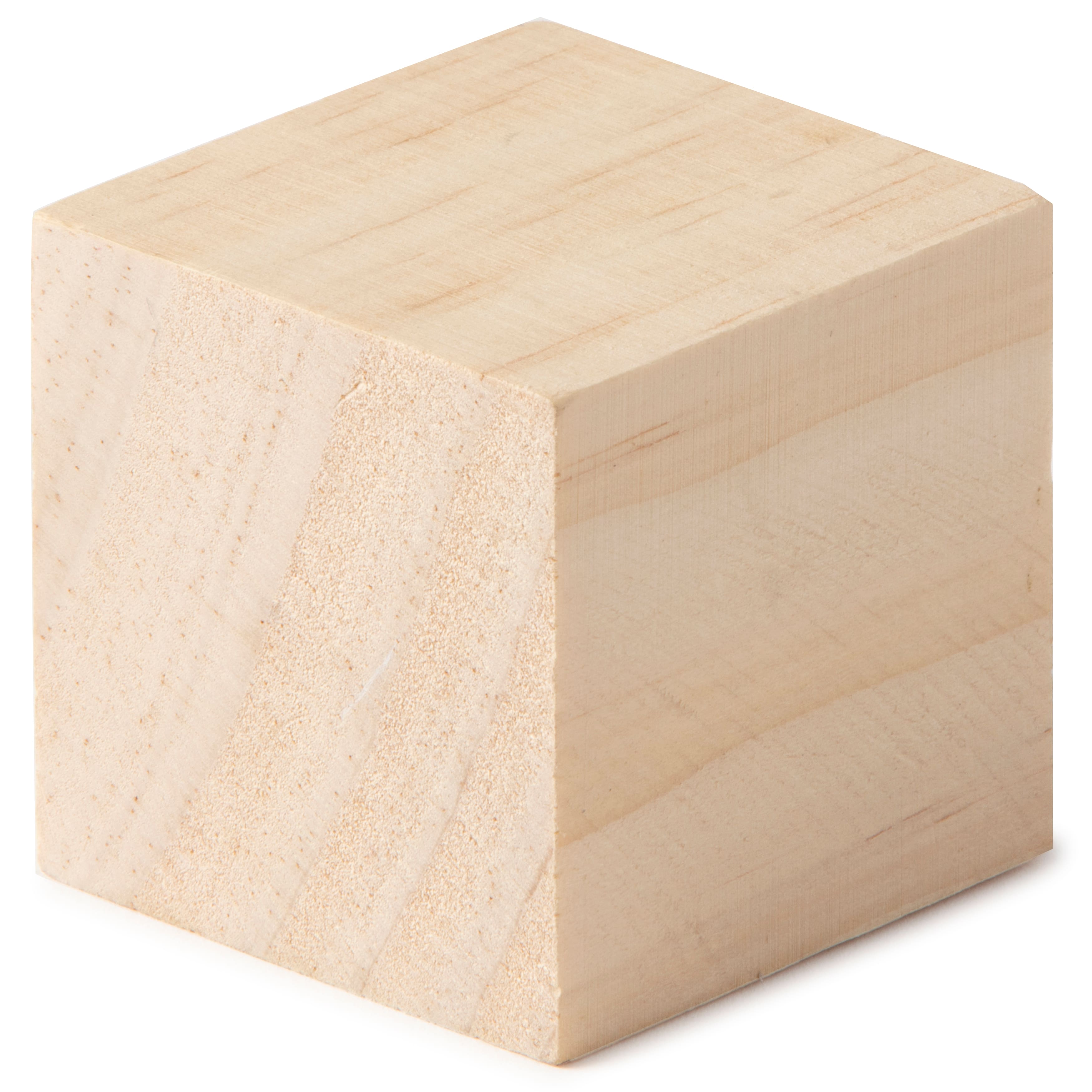 10 Pack: 2&#x22; Square Wood Block by Make Market&#xAE;