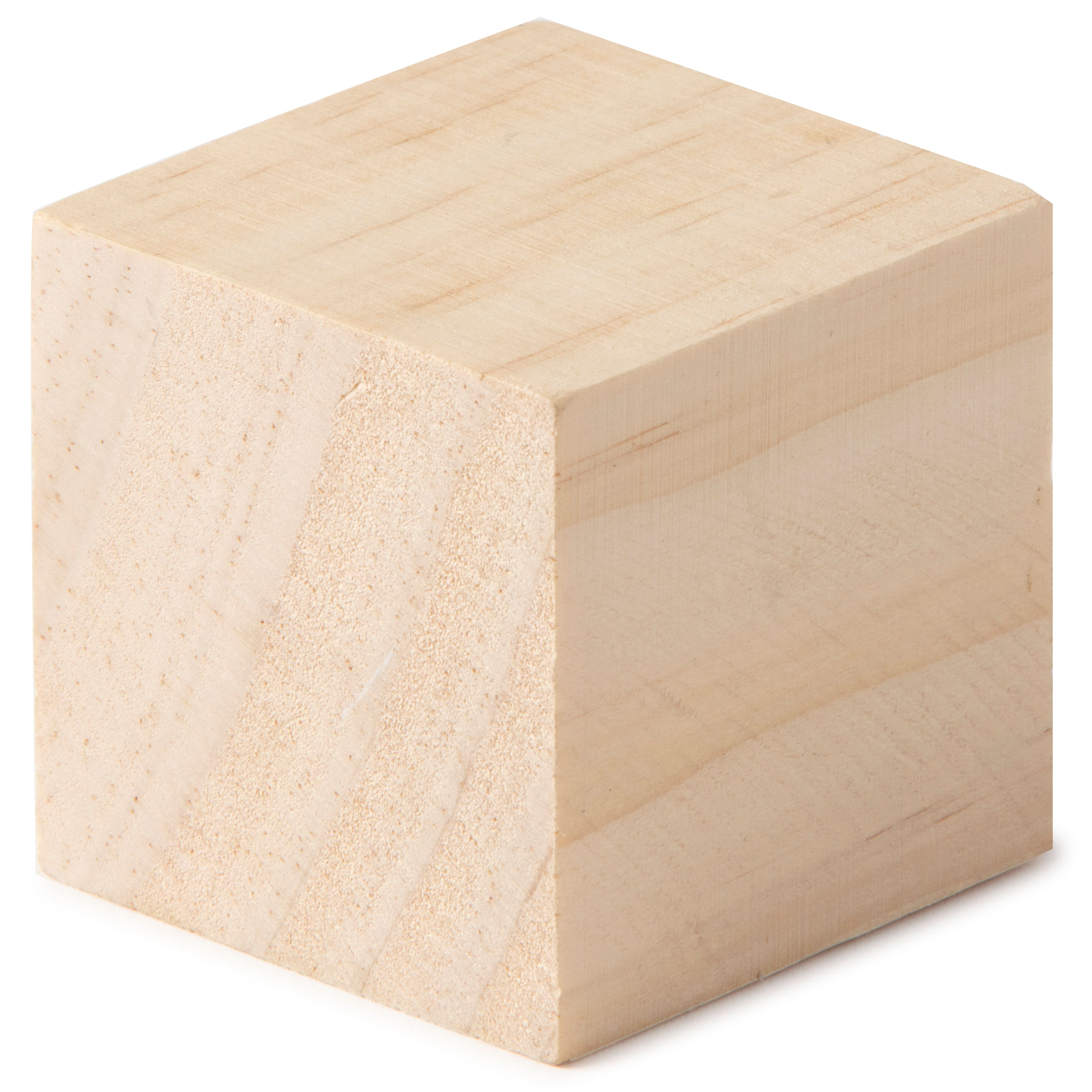 10 Pack: 2" Square Wood Block by Make Market®