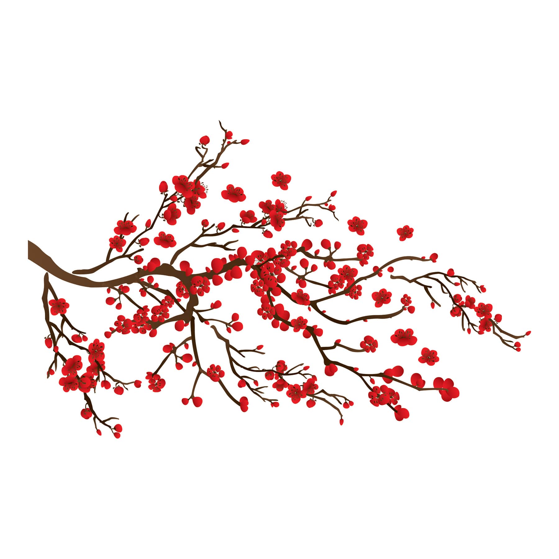 WallPops Red Ramage Wall Decals