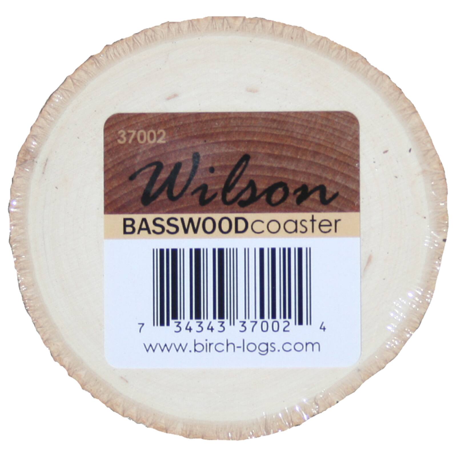 Wilson&#xAE; Enterprises 4&#x22; Basswood Coasters, 8ct.