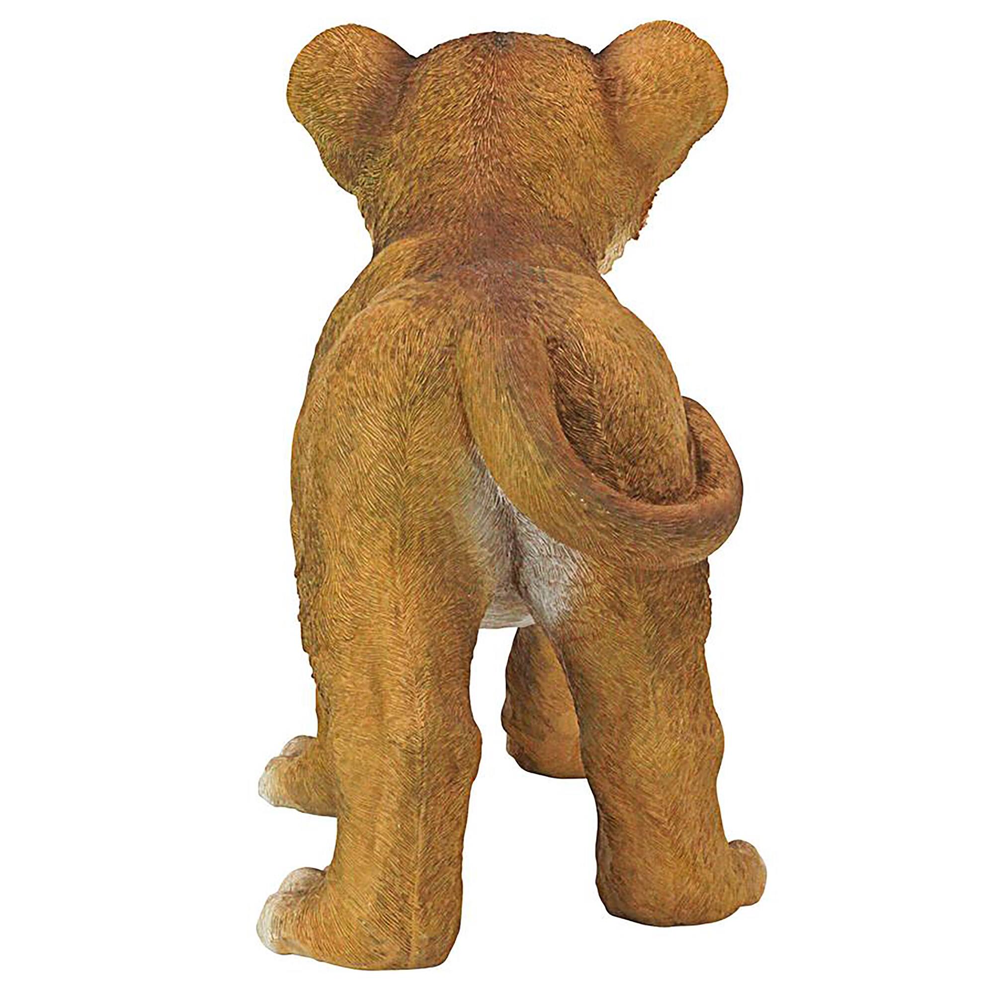 Design Toscano 18" Ahaggar Lion Cubs of the Sahara Animal Statue